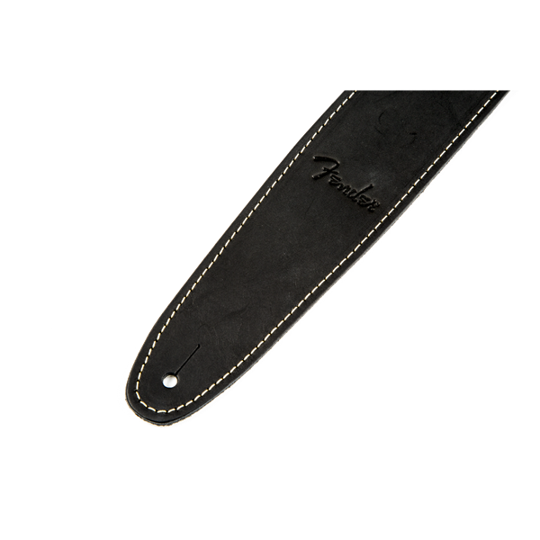 Fender Ball Glove Leather Strap, Black, 2.5"