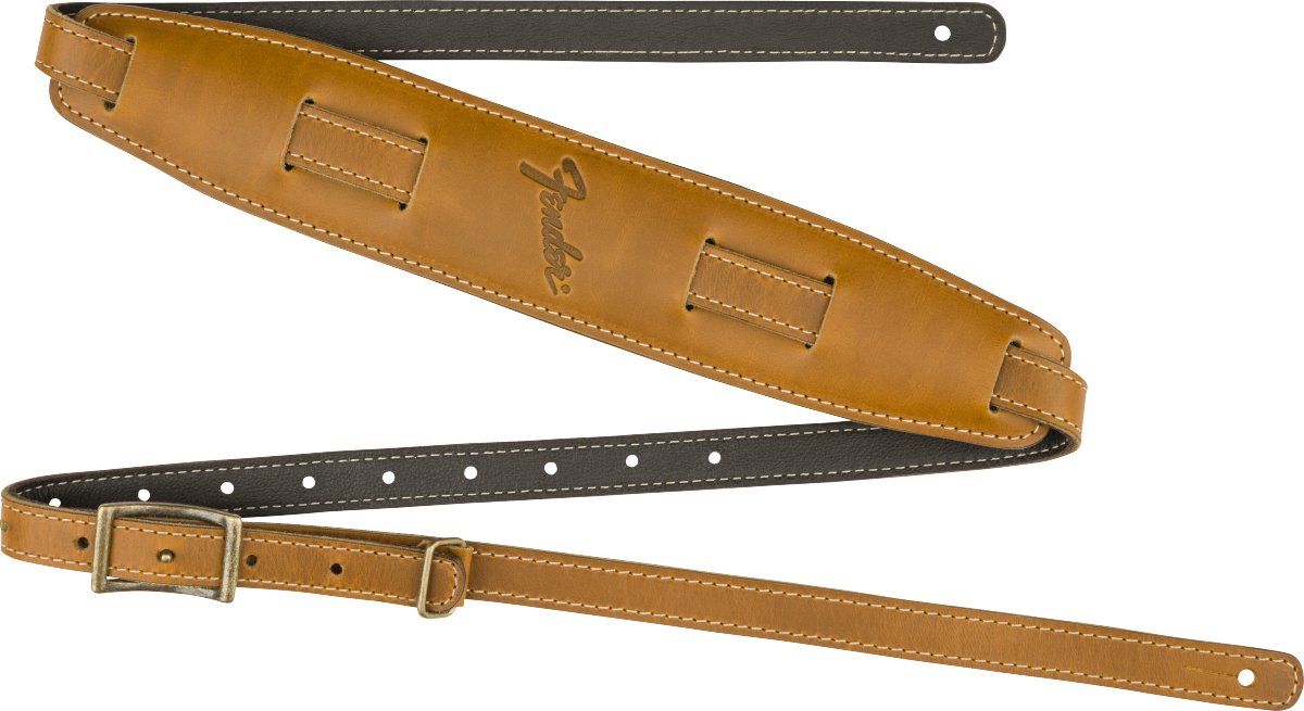 Fender Mustang™ Saddle Strap, Standard, Butterscotch, 2.25"