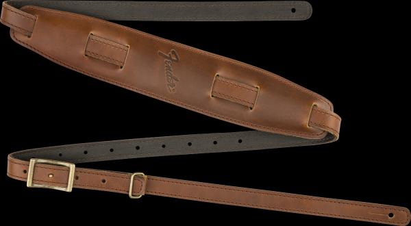 Fender Mustang™ Saddle Strap, Standard, Cognac, 2.25"