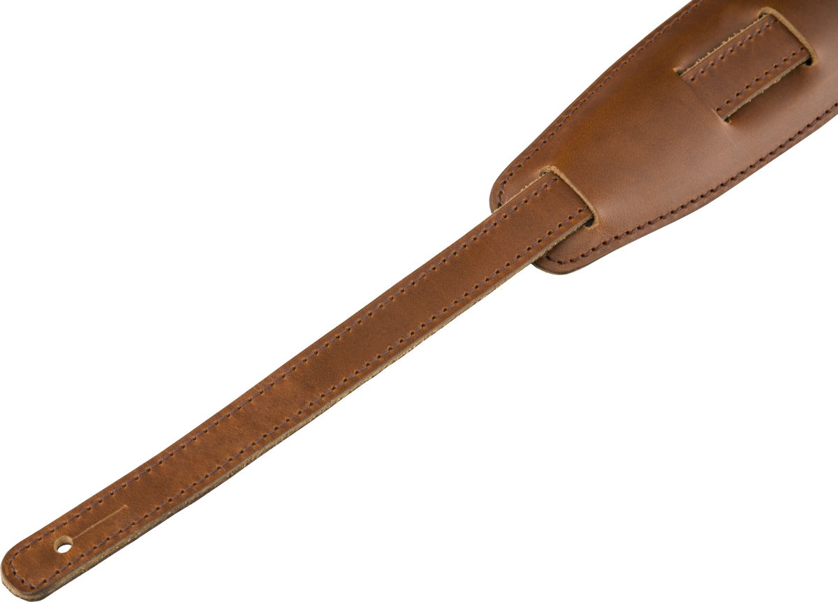 Fender Mustang™ Saddle Strap, Standard, Cognac, 2.25"
