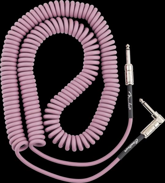 Fender Contour™ 30' Coiled Cable, Burgundy Mist