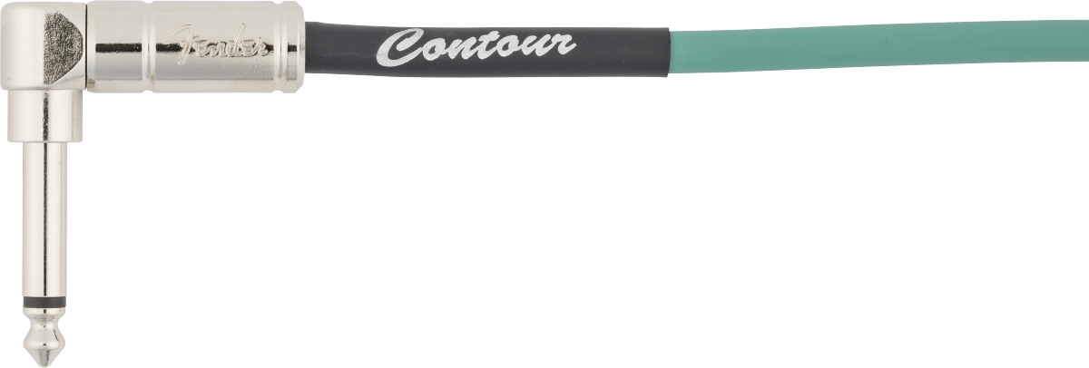 Fender Contour™ 30' Coiled Cable, Sherwood Green