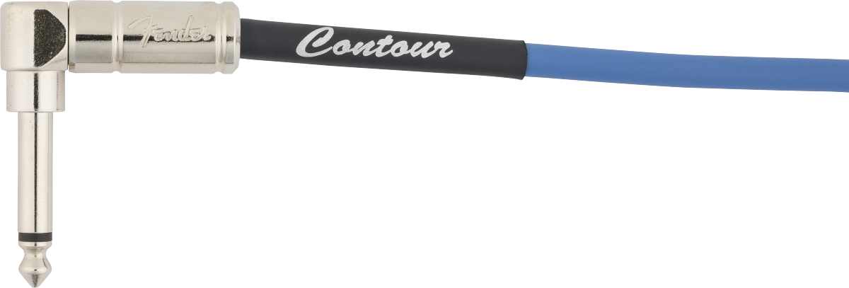 Fender Contour™ 30' Coiled Cable, Lake Placid Blue