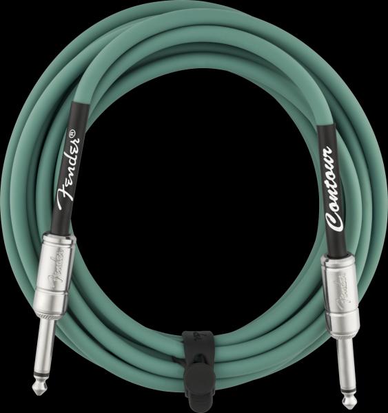 Fender Contour™ Instrument Cable, Sherwood Green, 15'