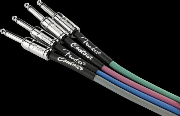 Fender Contour™ Instrument Cable, Sherwood Green, 15'