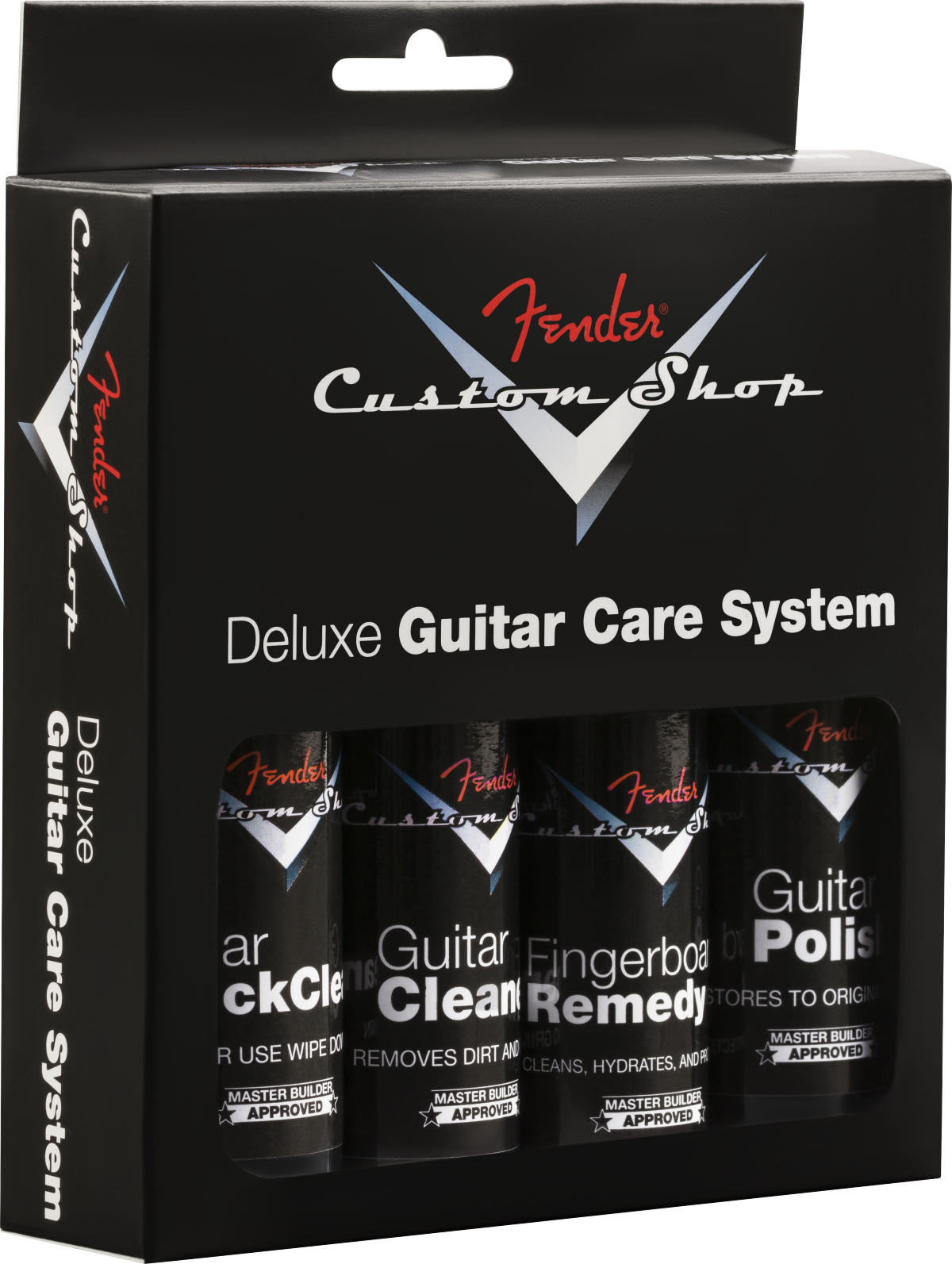 Fender Custom Shop Deluxe Guitar Care System, 4 Pack, Black