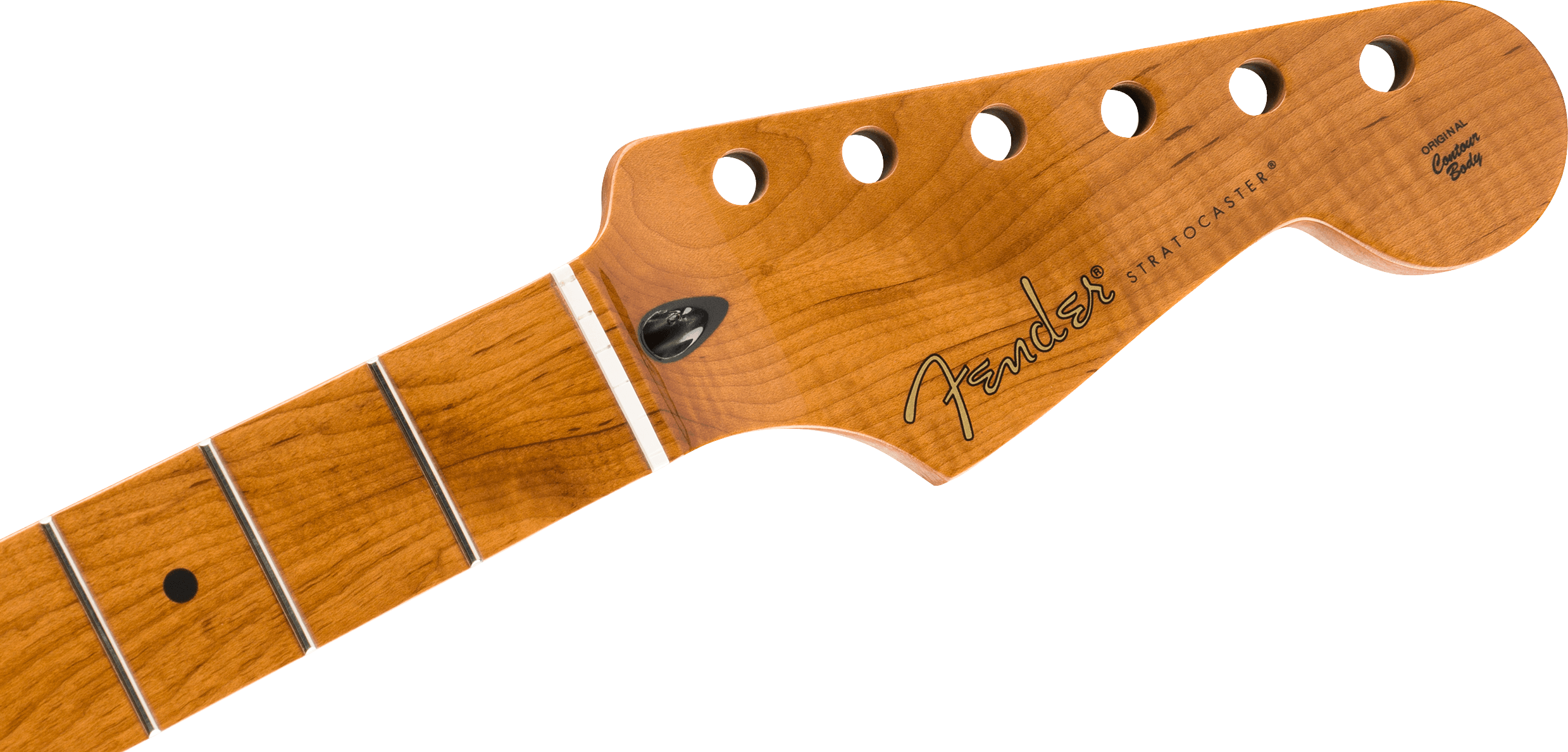 Fender Roasted Maple Stratocaster Neck, 21 Narrow Tall Frets, 9.5", Maple, C Shape