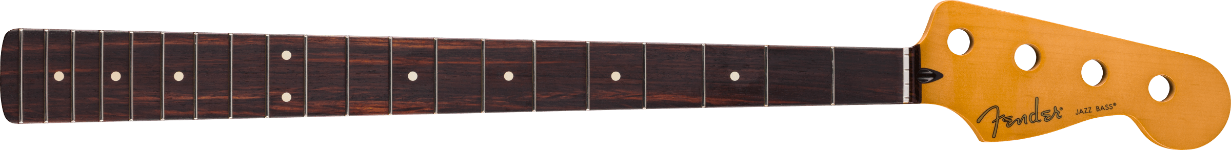 Fender Player II Series Jazz Bass® Neck, 22 Medium Jumbo Frets, Rosewood, 9.5", Modern "C"