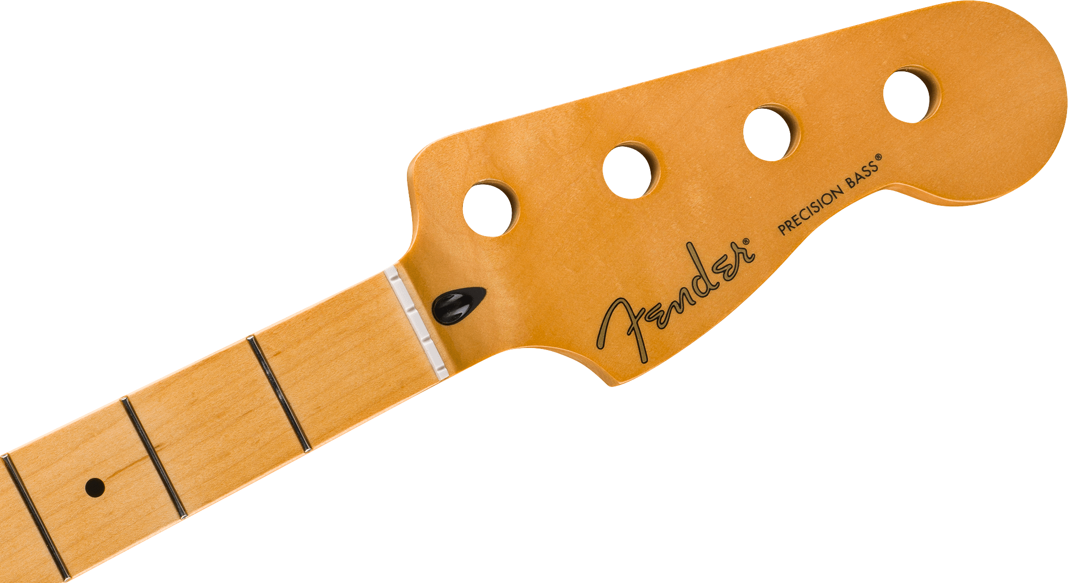 Fender Player II Series Precision Bass® Neck, 22 Medium Jumbo Frets, Maple, 9.5", Modern "C"