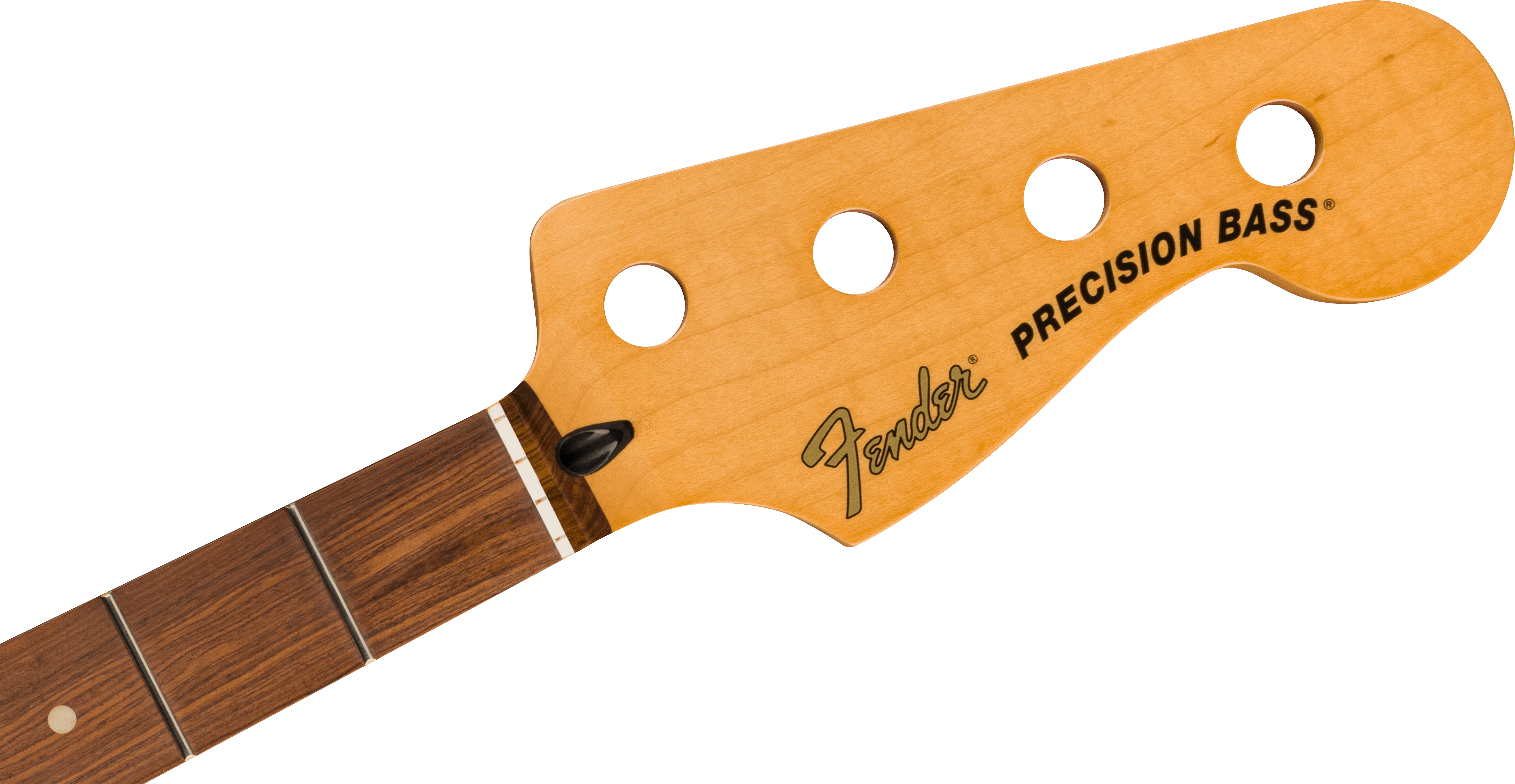 Fender Precision to Jazz Bass Conversion Neck, 20 Med Jumbo Frets, 12" Radius, Pau Ferro