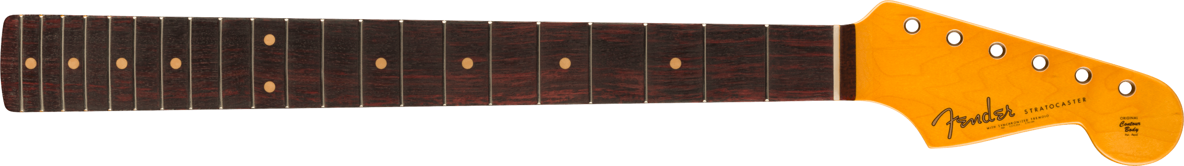 Fender American Vintage II 1961 Stratocaster Neck, 21 Vintage Tall Frets, 7.25" Radius, Rosewood