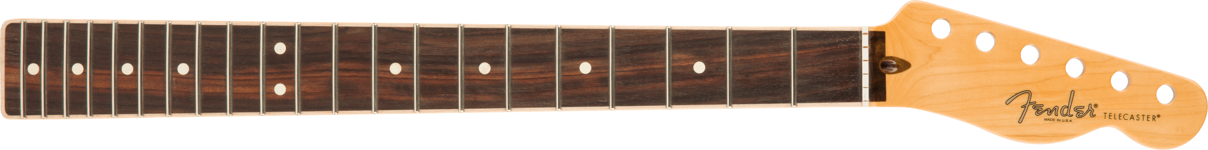 Fender American Channel Bound Telecaster® Neck, 21 Med Jumbo Frets, Rosewood