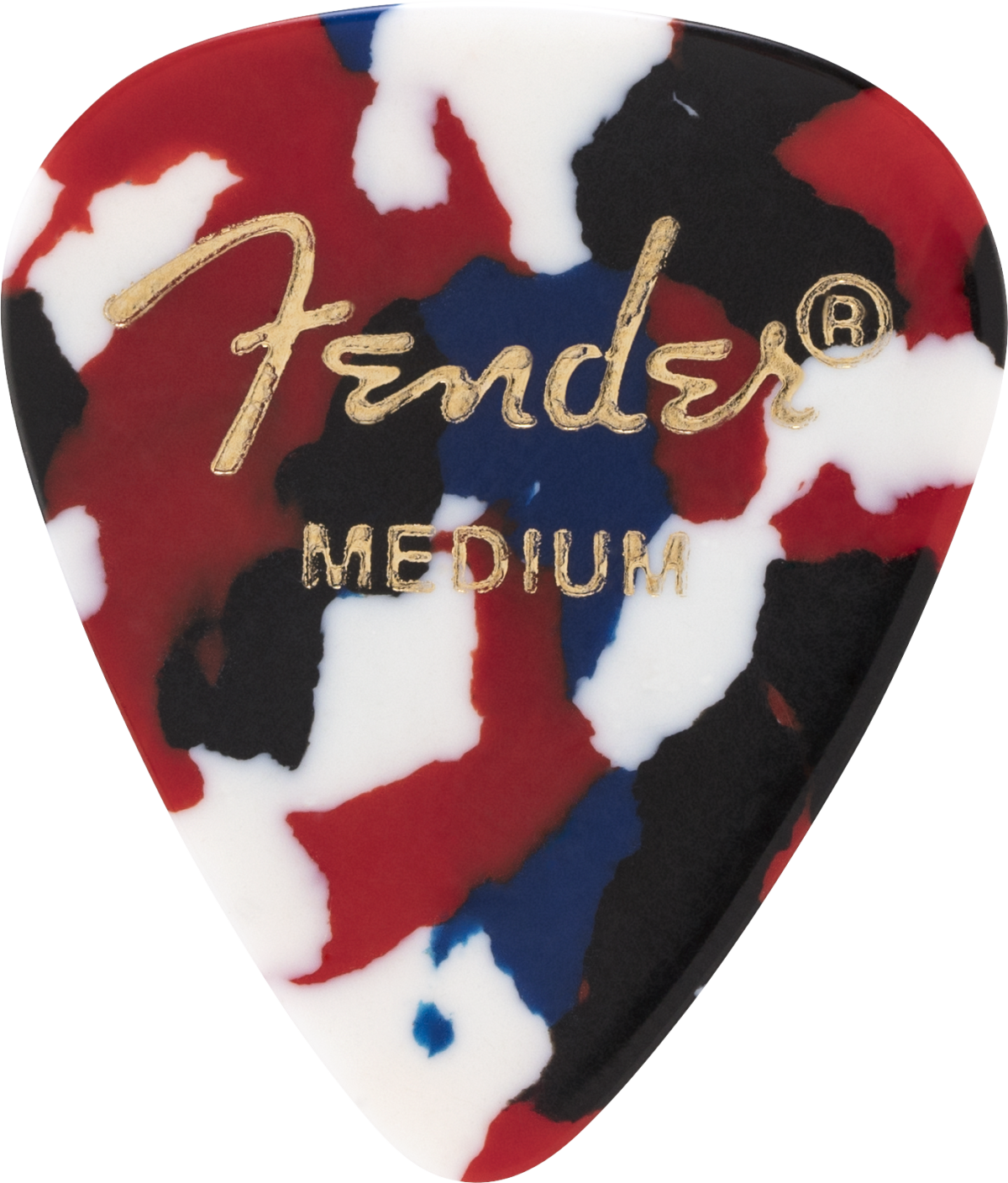 Fender Classic Celluloid, Confetti, 351 Shape, Medium, 12 Count
