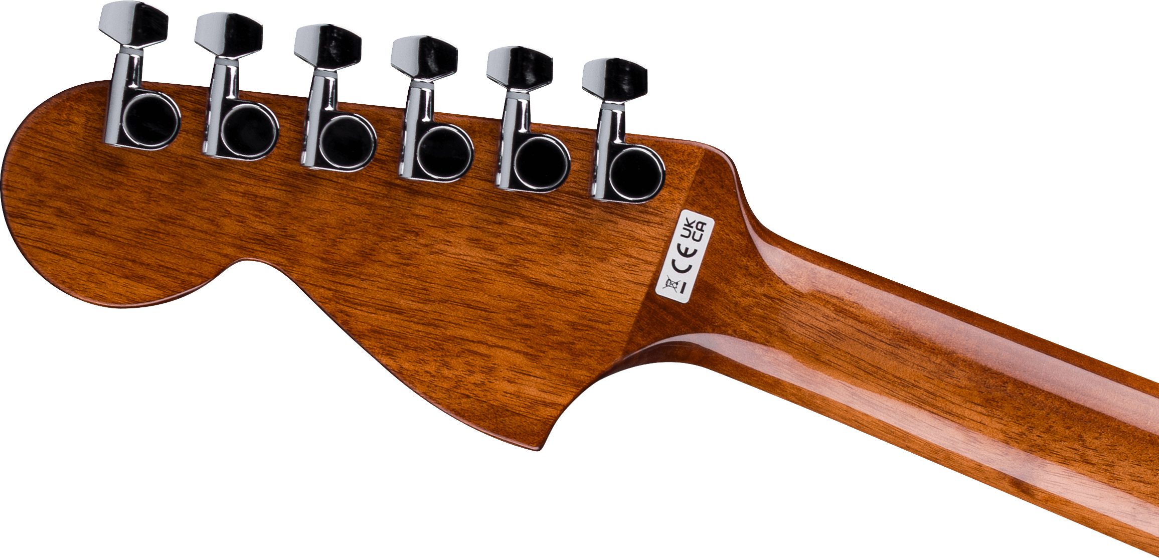 Fender California Standard Monterey™, Sapele Top, Black Pickguard, Natural Sapele