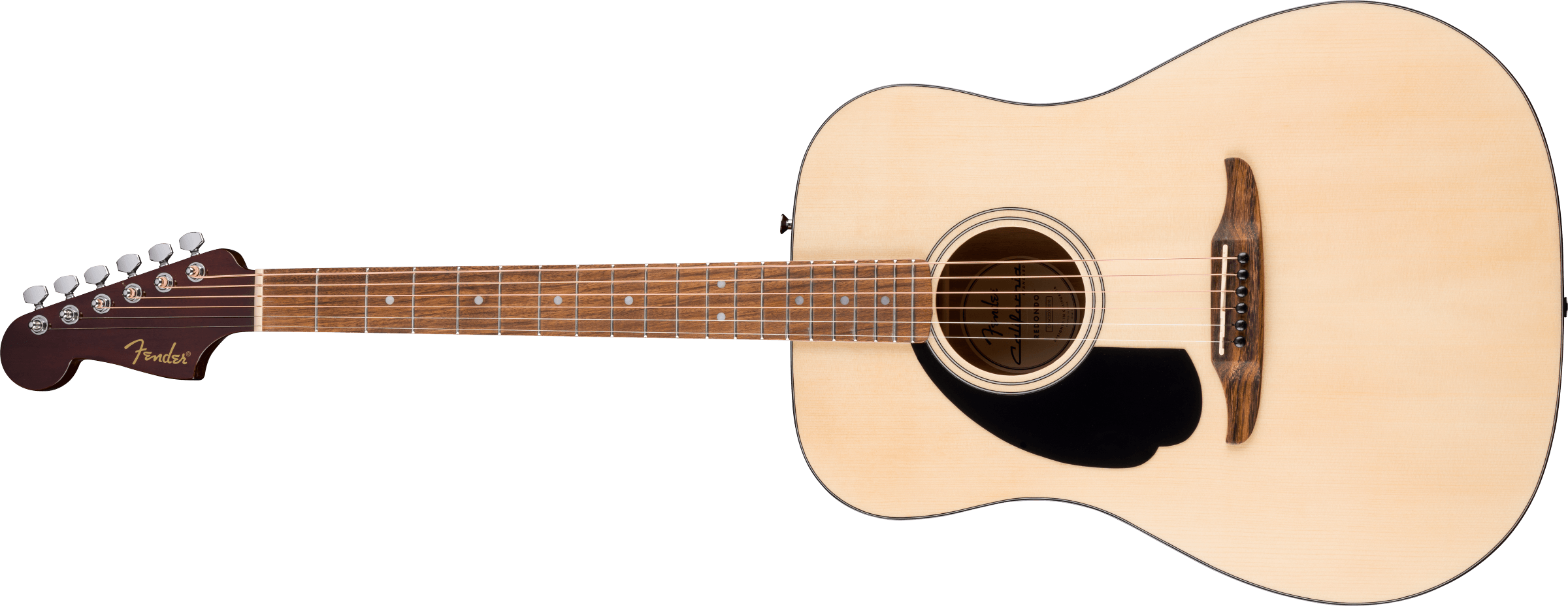 Fender California Standard Redondo™ Left-Handed, Spruce Top, Black Pickguard, Natural