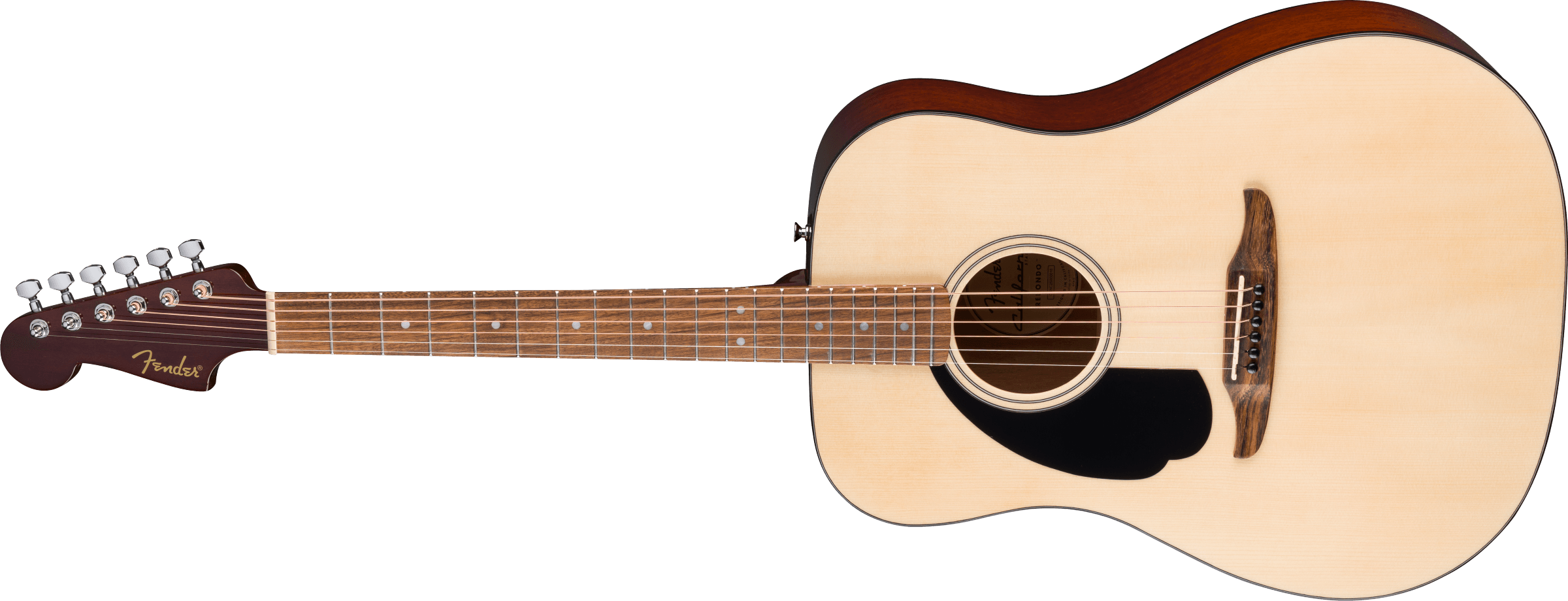 Fender California Standard Redondo™ Left-Handed, Spruce Top, Black Pickguard, Natural