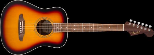 Fender California Standard Redondo™ Mini with Bag, Spruce Top, 3-Color Sunburst