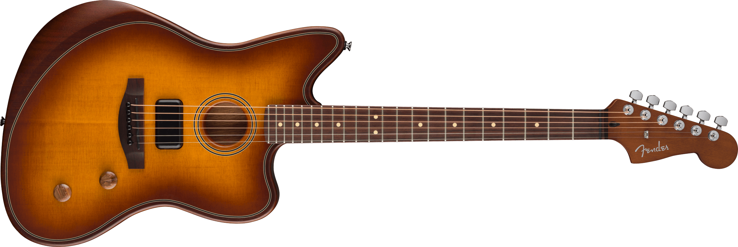 Fender Acoustasonic® Standard Jazzmaster®, Honey Burst