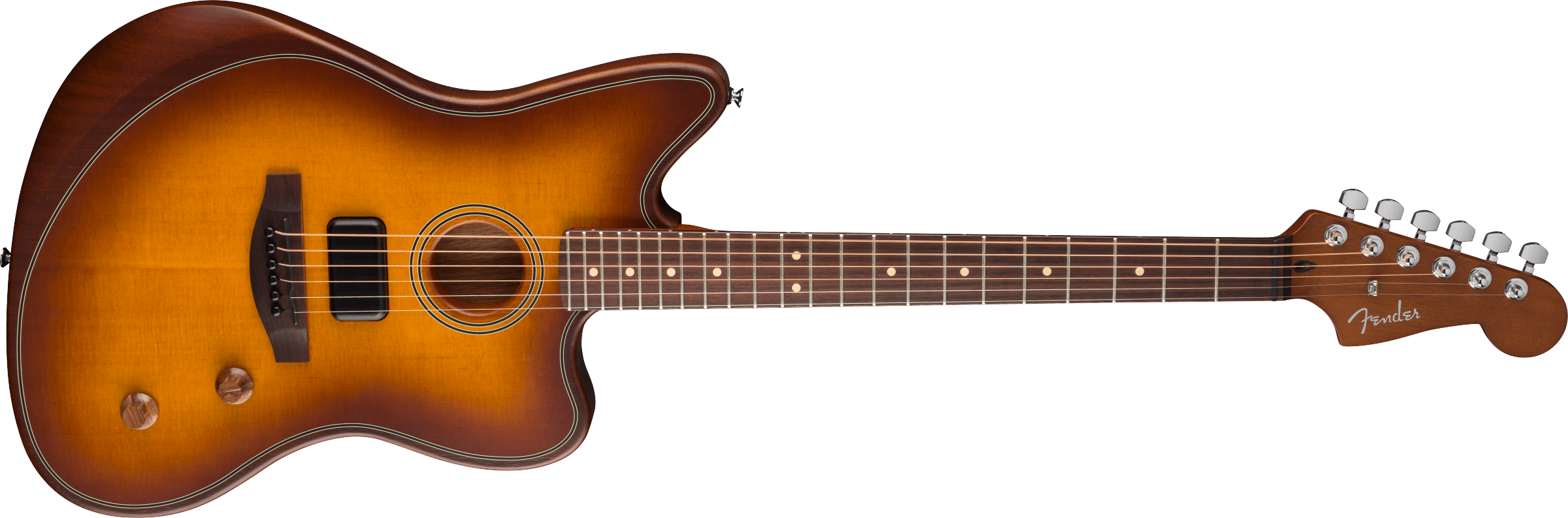 Fender Acoustasonic® Standard Jazzmaster®, Honey Burst