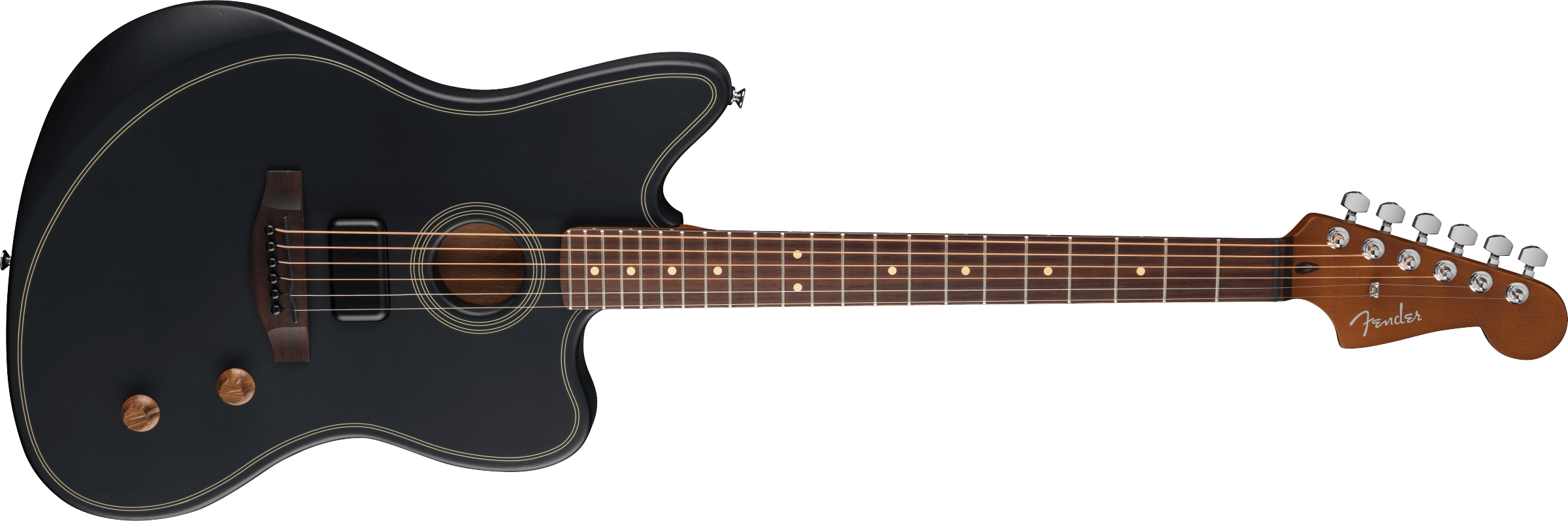 Fender Acoustasonic® Standard Jazzmaster®, Black