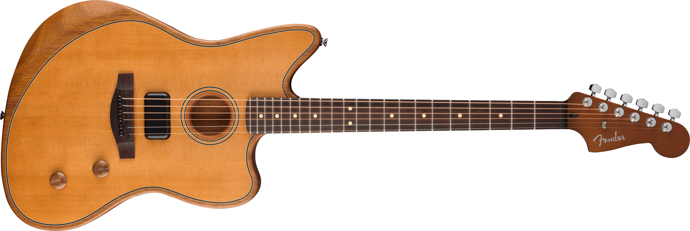 Fender Acoustasonic® Standard Jazzmaster®, Aged Natural