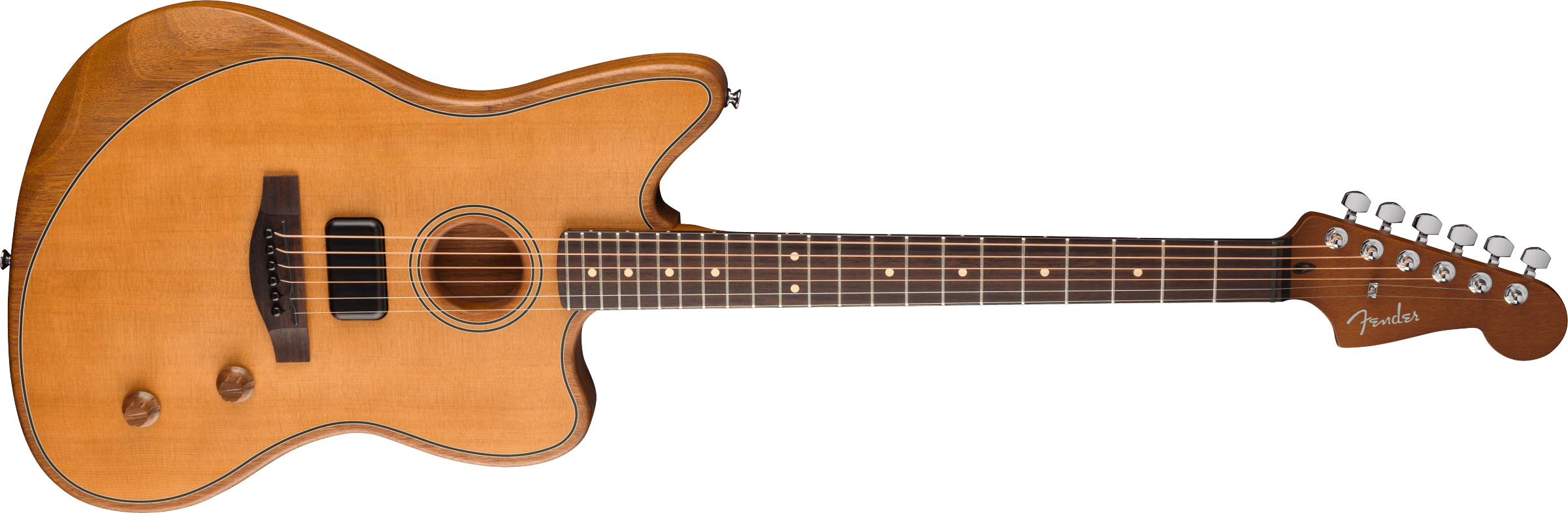 Fender Acoustasonic® Standard Jazzmaster®, Aged Natural