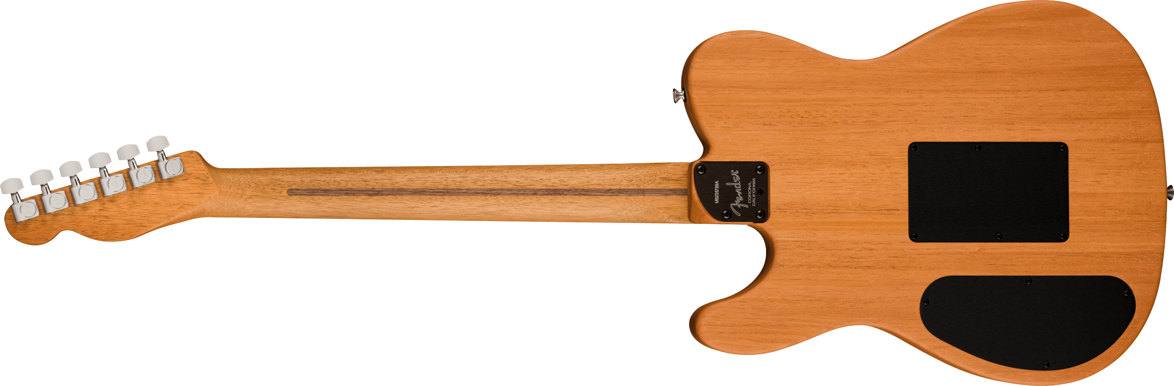 Fender DE American Acoustasonic® Telecaster®, Channel-Bound Neck, Ebony Fingerboard, Aqua Teal