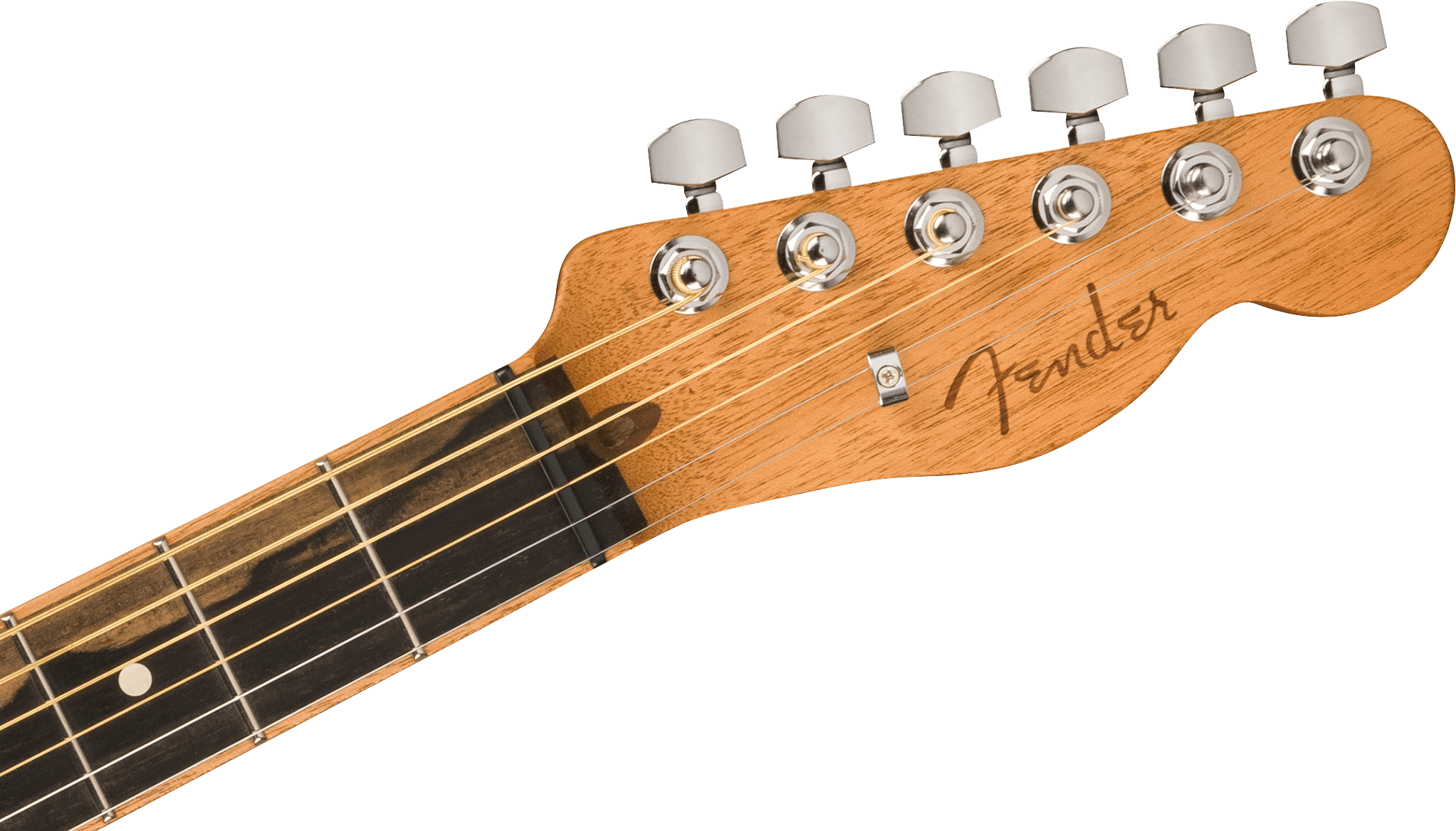 Fender DE American Acoustasonic® Telecaster®, Channel-Bound Neck, Ebony Fingerboard, Aqua Teal