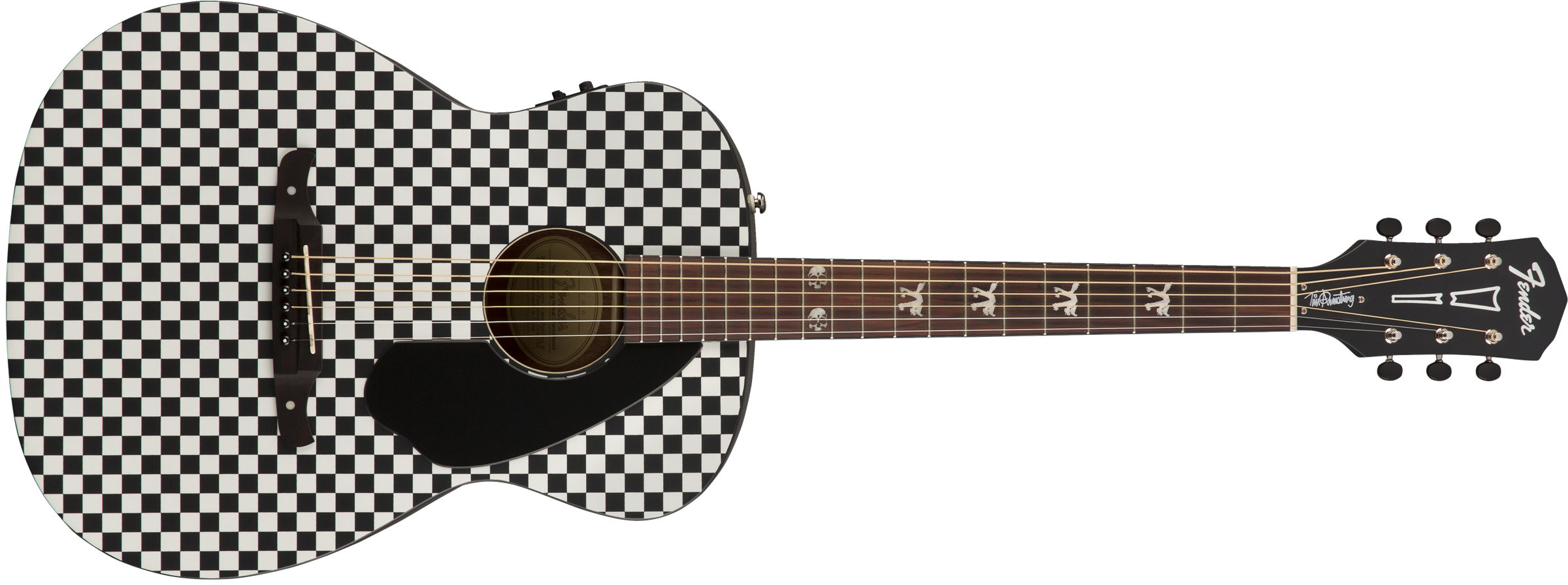 Fender Tim Armstrong Hellcat, Walnut Fingerboard, Checkerboard