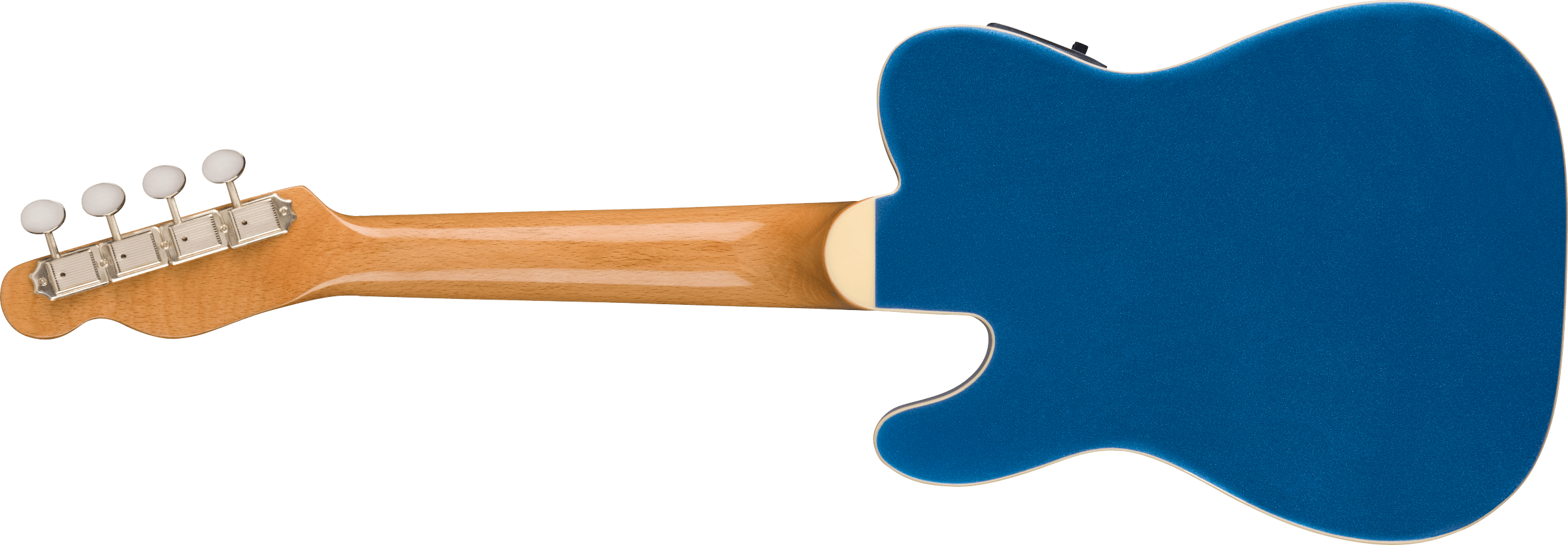 Fender Fullerton Tele® Uke, Walnut Fingerboard, White Pickguard, Lake Placid Blue