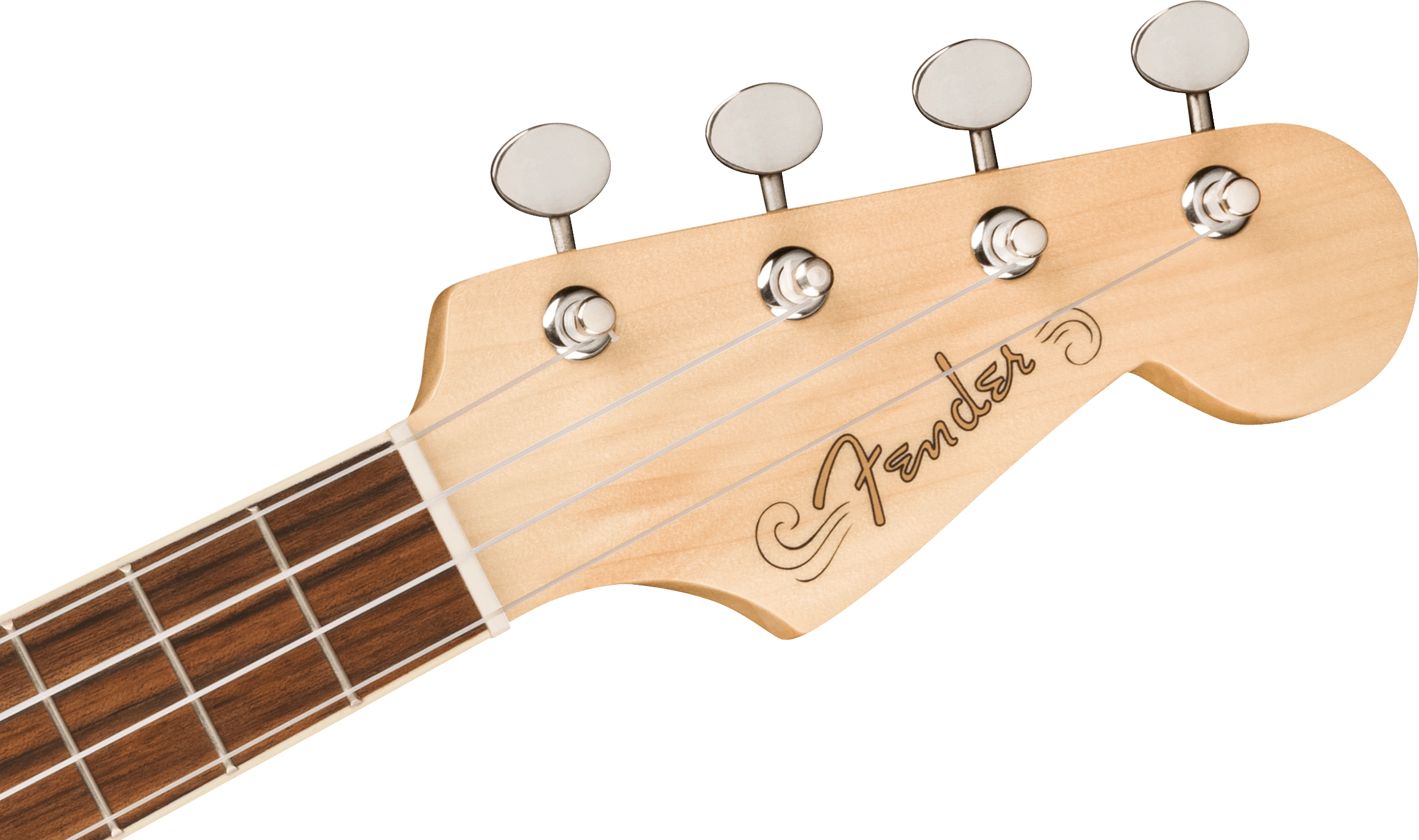 Fender Fullerton Strat® Uke, Walnut Fingerboard, White Pickguard, Surf Green