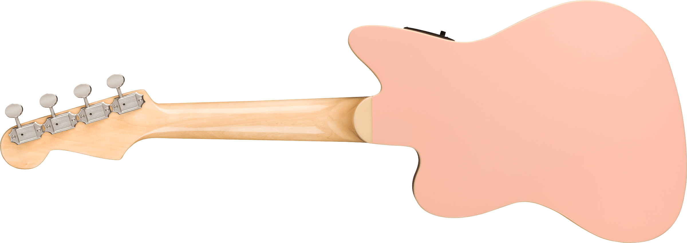 Fender Fullerton Jazzmaster® Uke, Walnut Fingerboard, Tortoiseshell Pickguard, Shell Pink