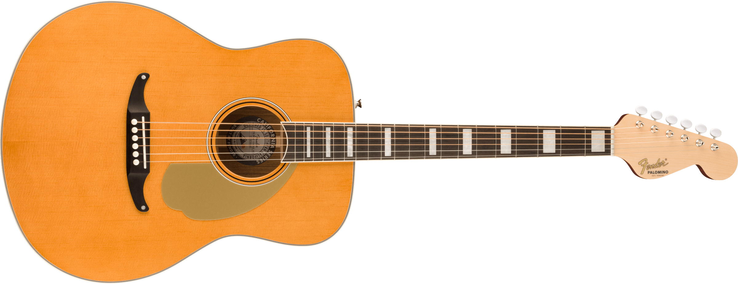 Fender California Vintage Palomino with Case, Gold Pickguard, Aged Natural