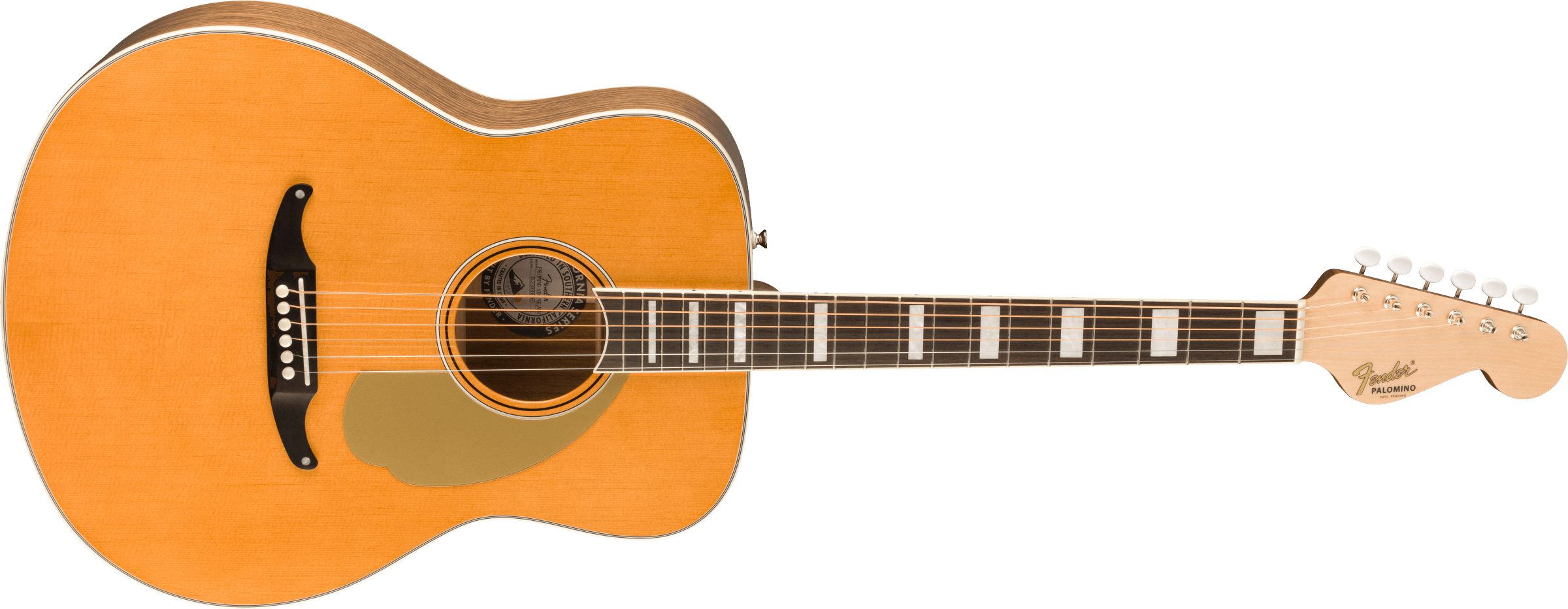 Fender California Vintage Palomino with Case, Gold Pickguard, Aged Natural