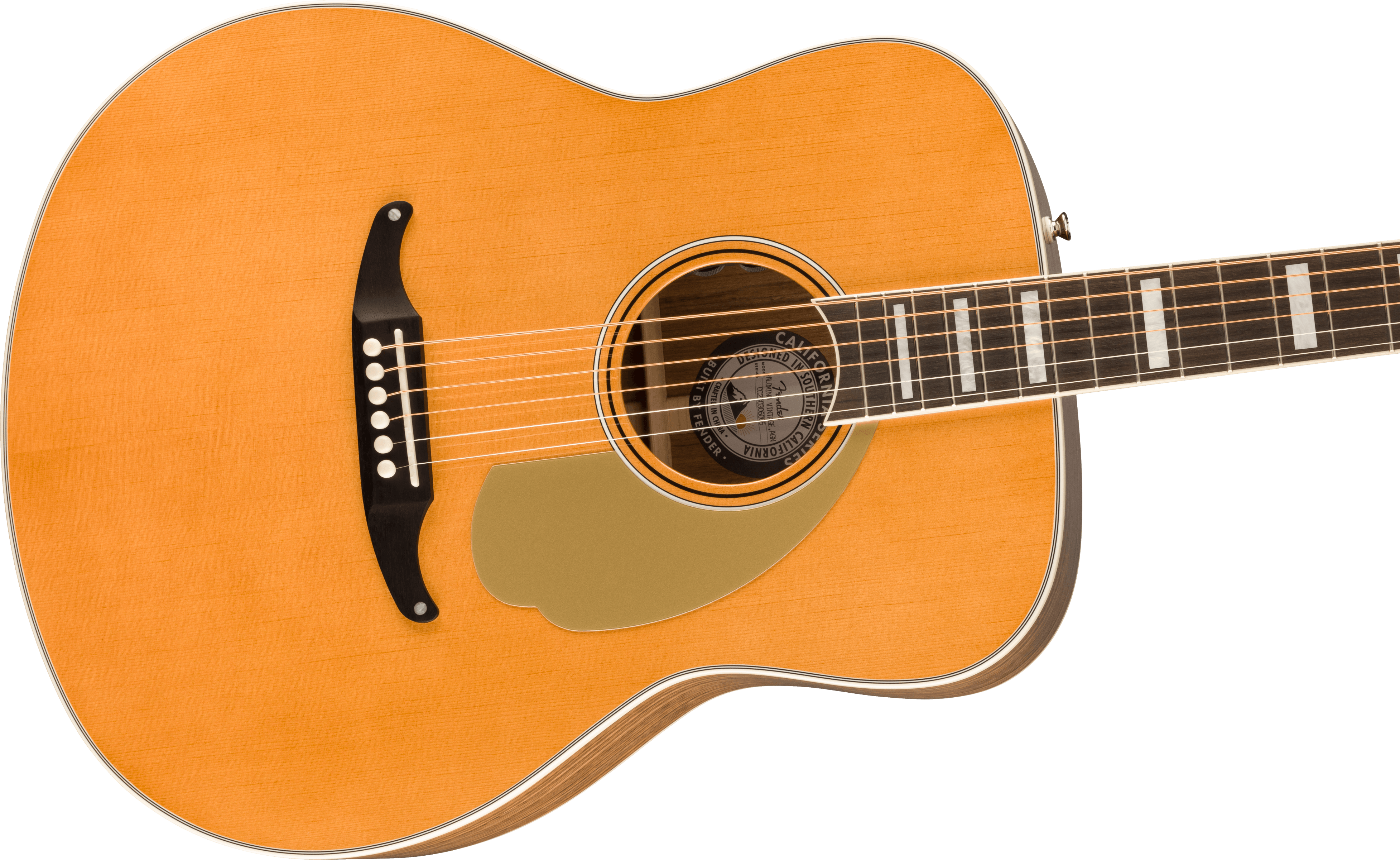 Fender California Vintage Palomino with Case, Gold Pickguard, Aged Natural