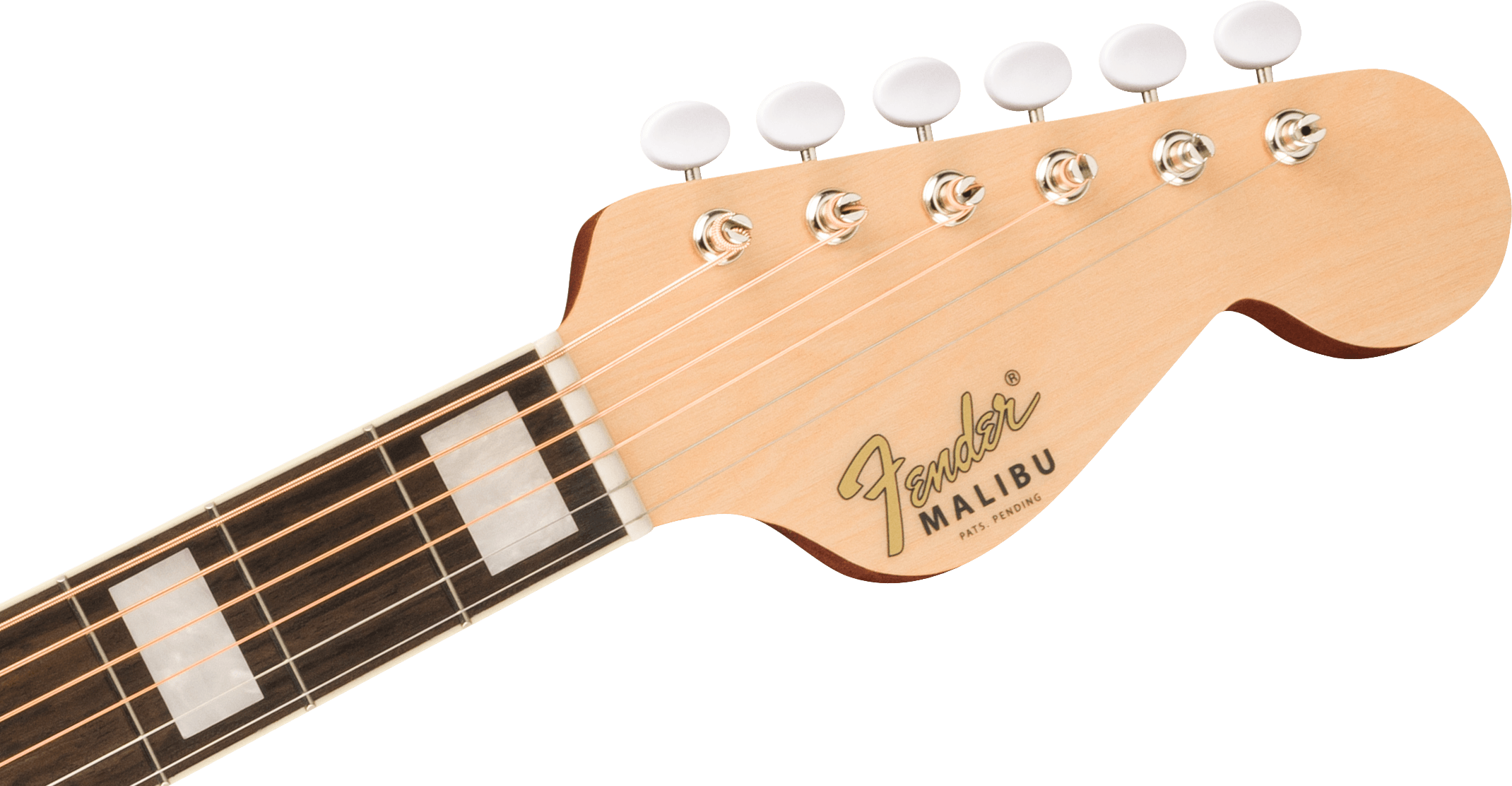Fender California Vintage Malibu with Case, Gold Pickguard, Aged Natural