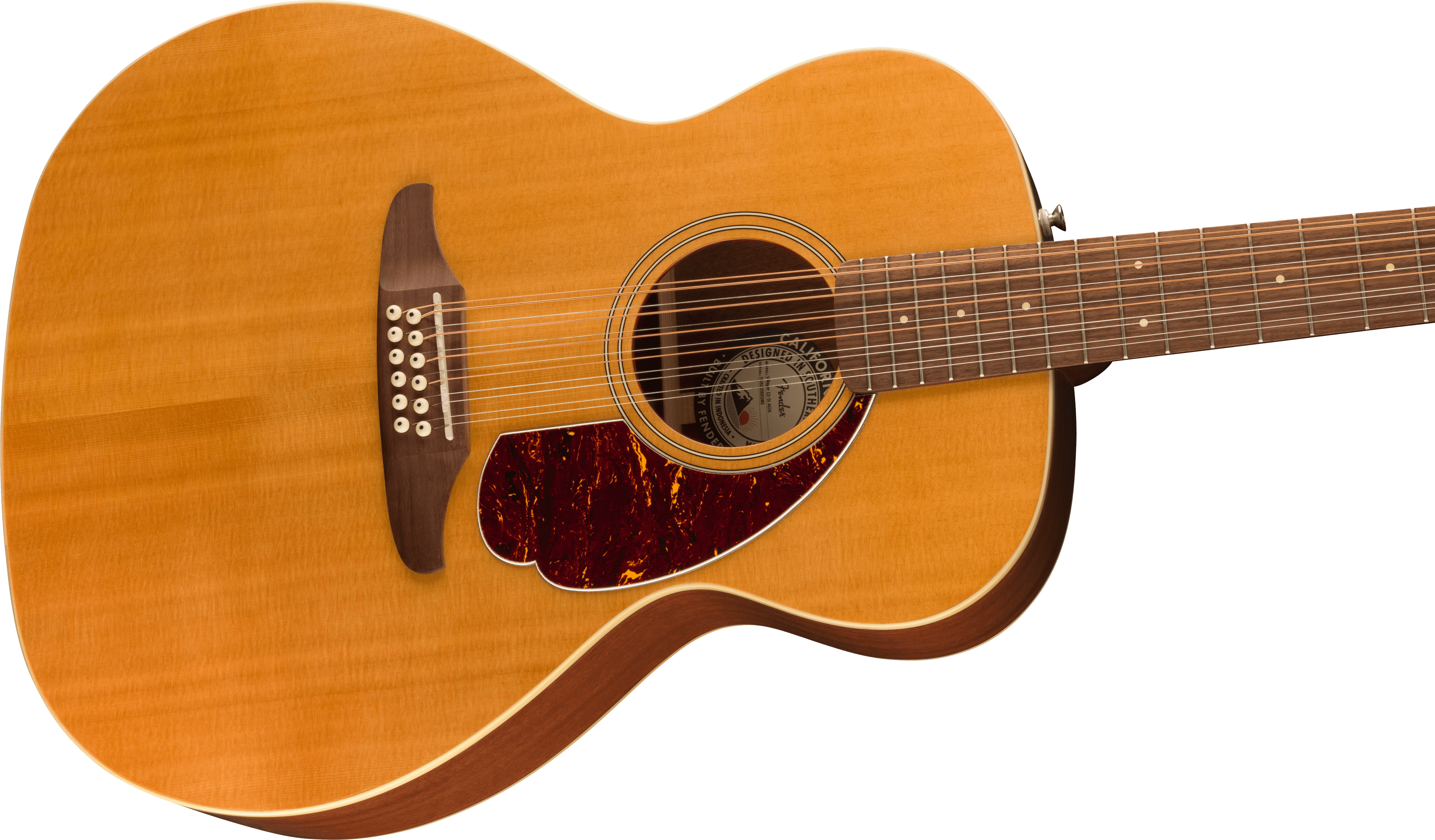 Fender Villager™ 12-String, Walnut Fingerboard, Tortoiseshell Pickguard, Aged Natural