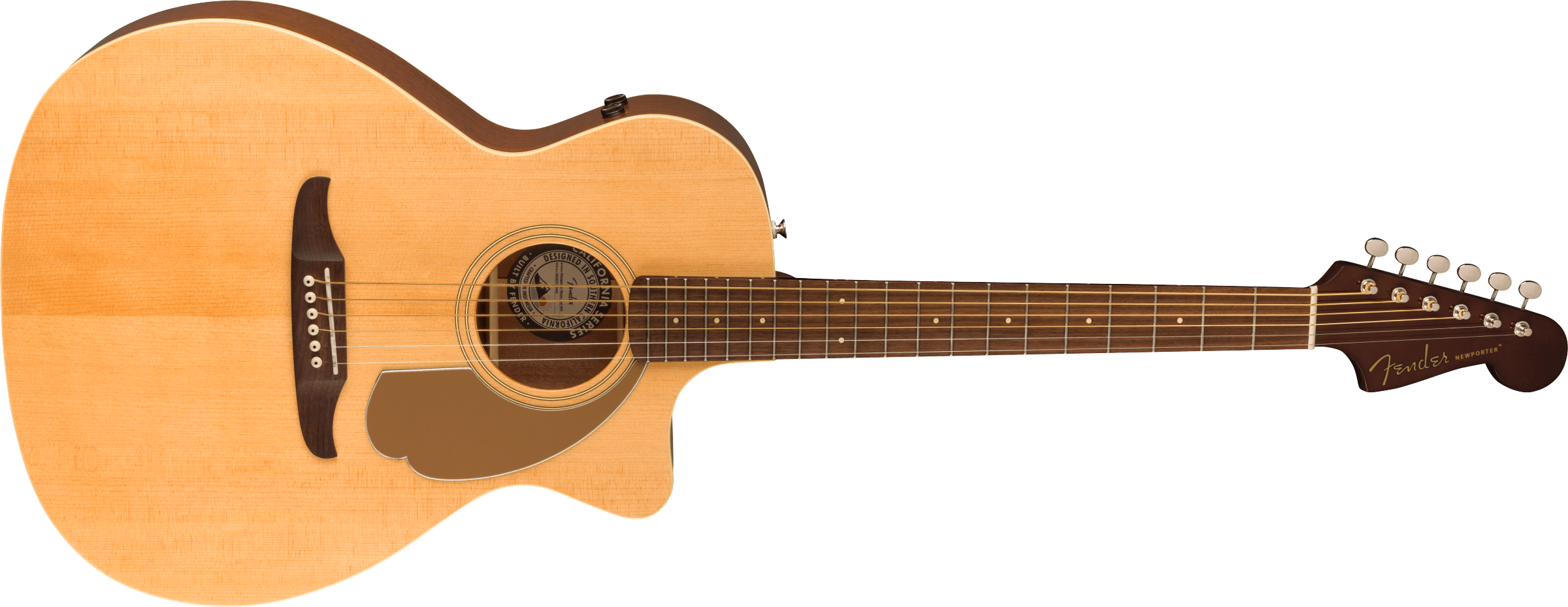 Fender Newporter Player, Walnut Fingerboard, Gold Pickguard, Natural