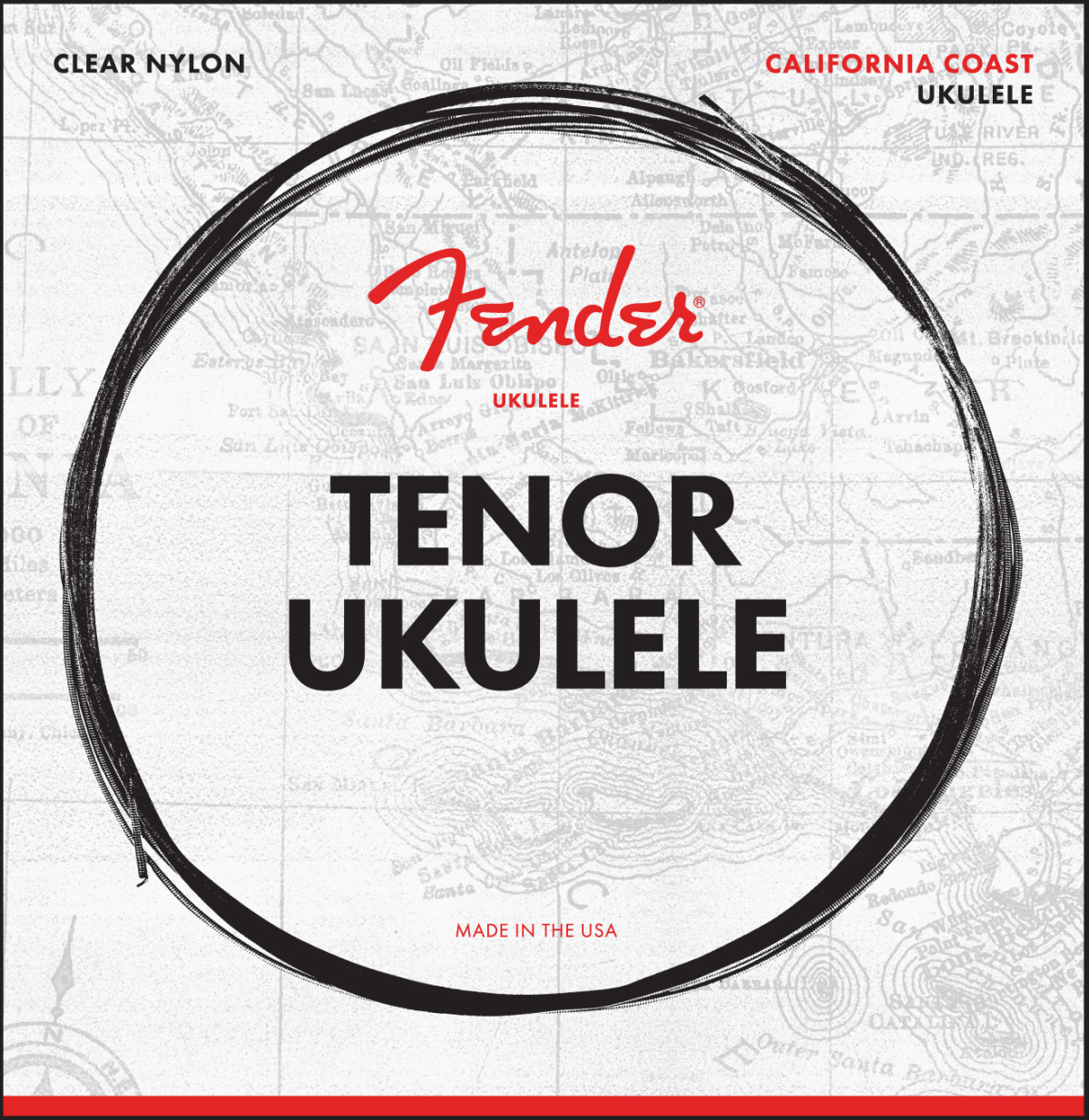 Fender Tenor Ukulele Strings, Set of Four