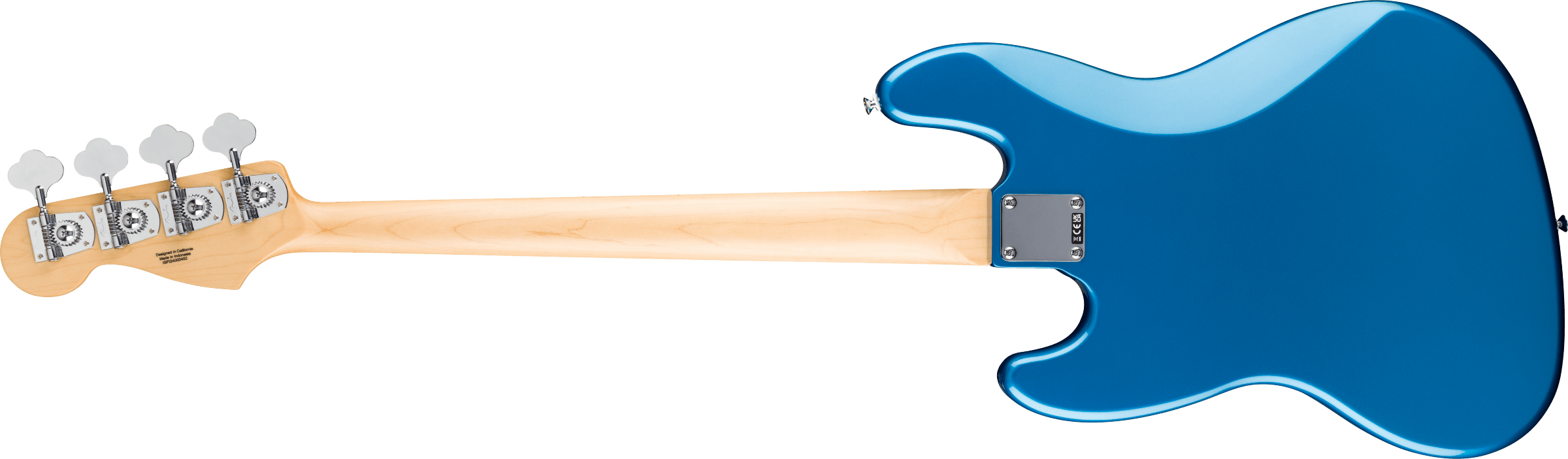 Fender Standard Jazz Bass®, Maple Fingerboard, White Pickguard, Aqua Marine Metallic