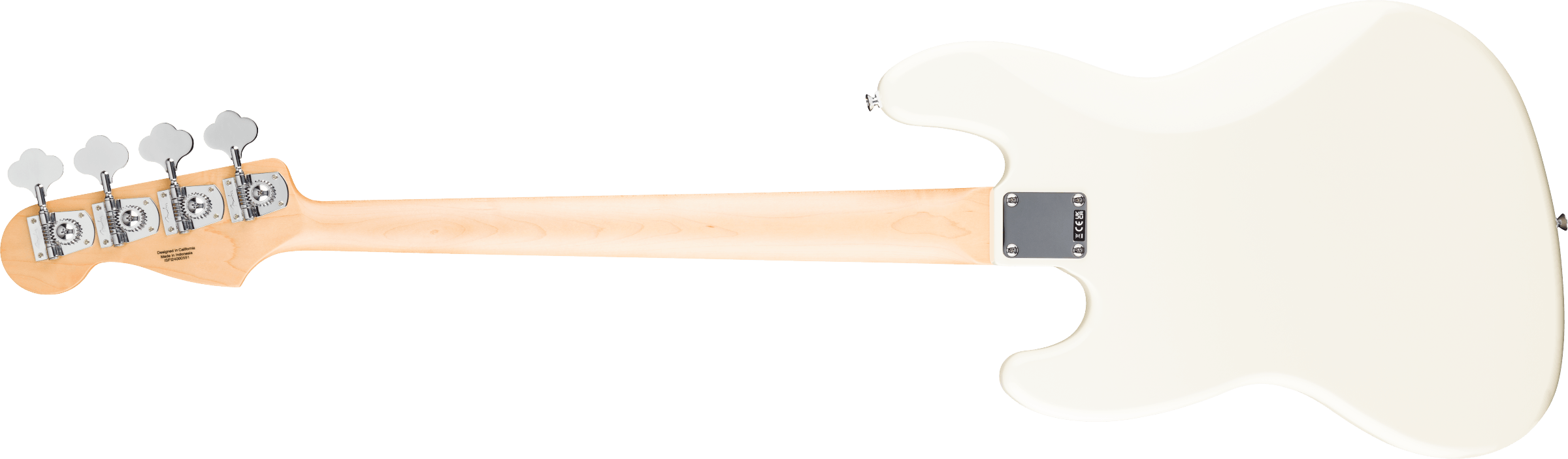 Fender Standard Jazz Bass®, Laurel Fingerboard, White Pickguard, Olympic White