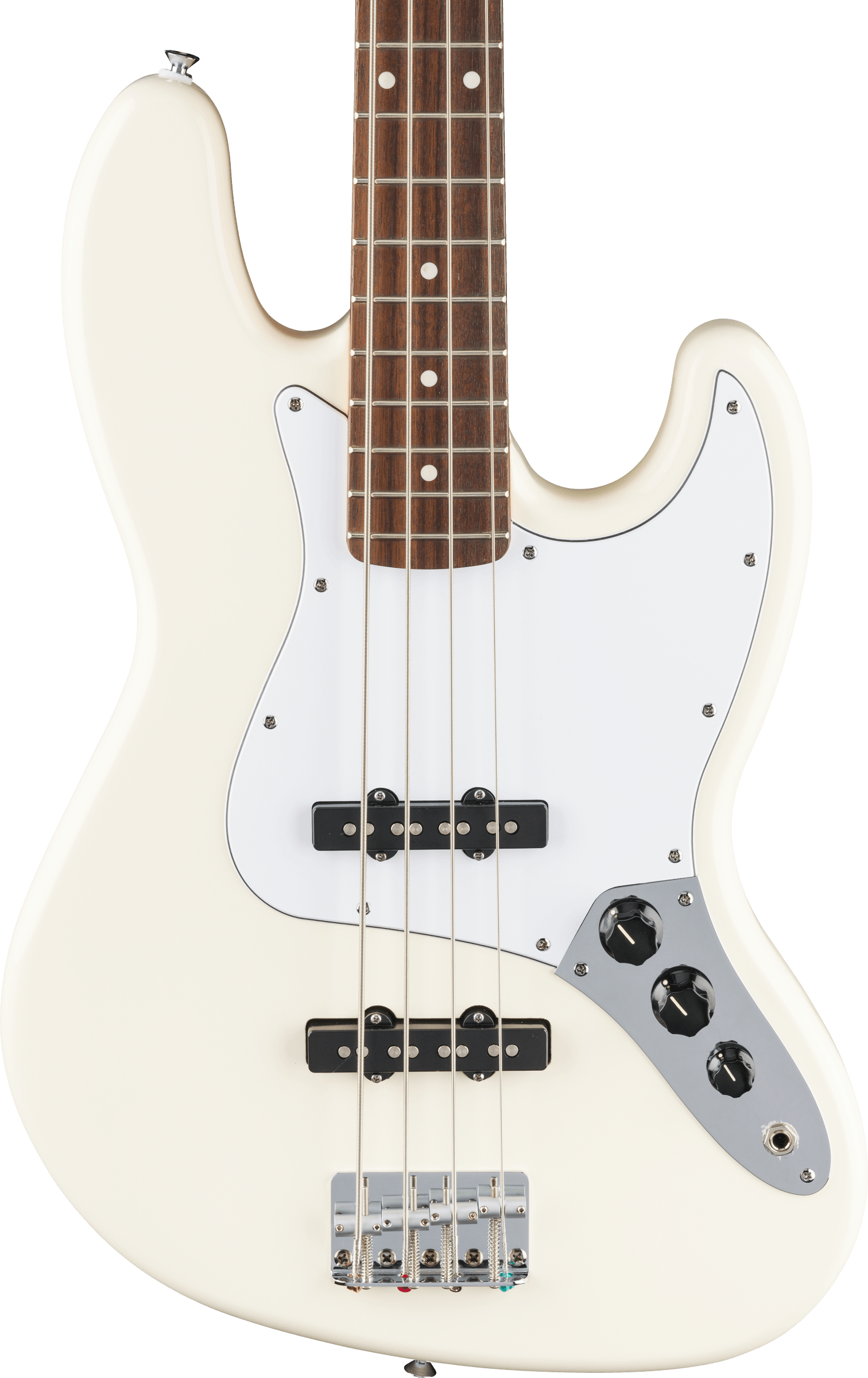 Fender Standard Jazz Bass®, Laurel Fingerboard, White Pickguard, Olympic White