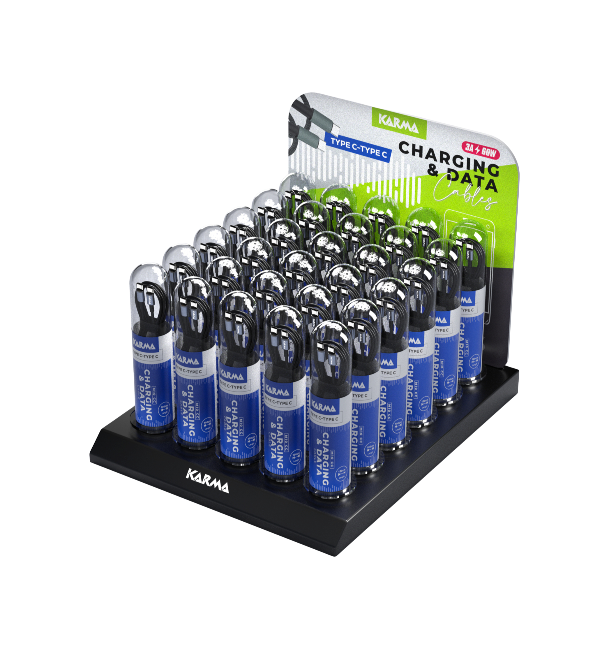 KARMA Espositore 30 cavi TypeC