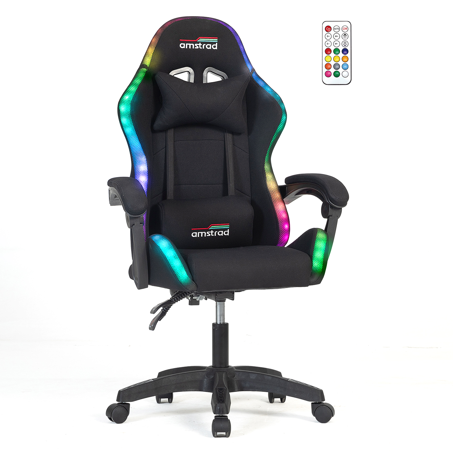 AMSTRAD Poltrona da gaming con led AMS 910LED