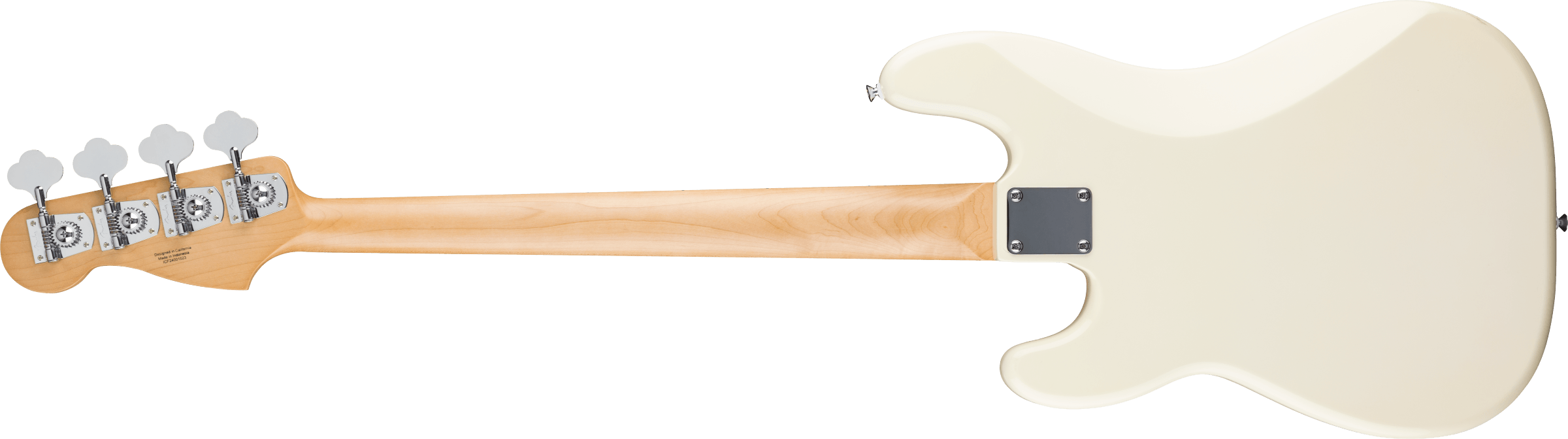 Fender Standard Precision Bass®, Maple Fingerboard, Black Pickguard, Olympic White