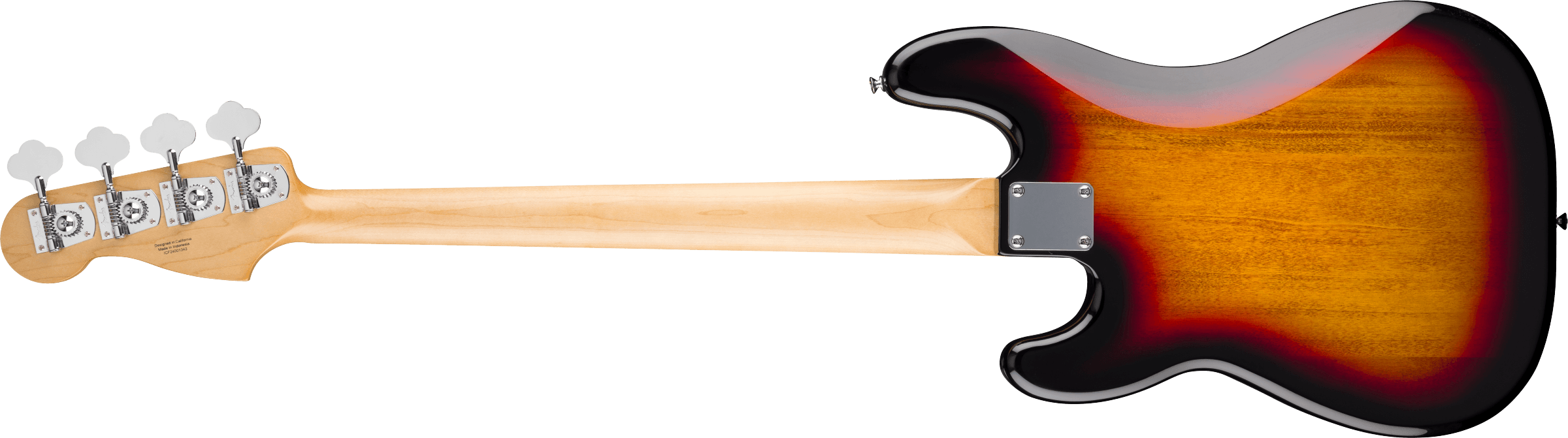 Fender Standard Precision Bass®, Laurel Fingerboard, Black Pickguard, 3-Color Sunburst