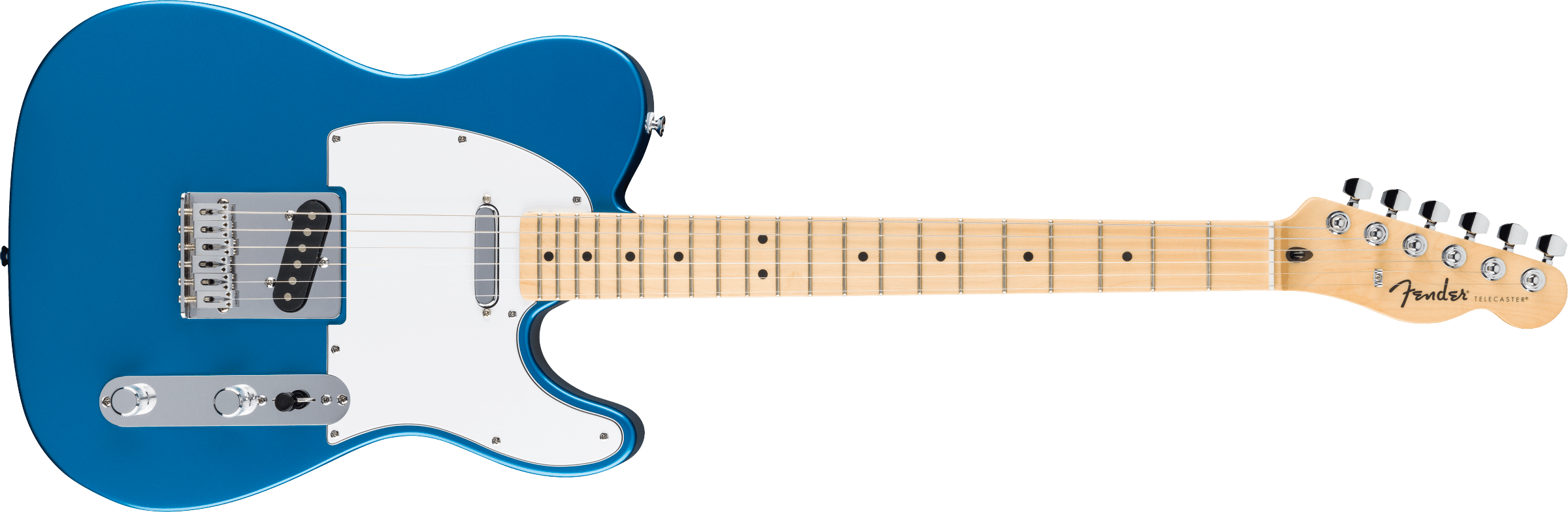 Fender Standard Telecaster®, Maple Fingerboard, White Pickguard, Aqua Marine Metallic