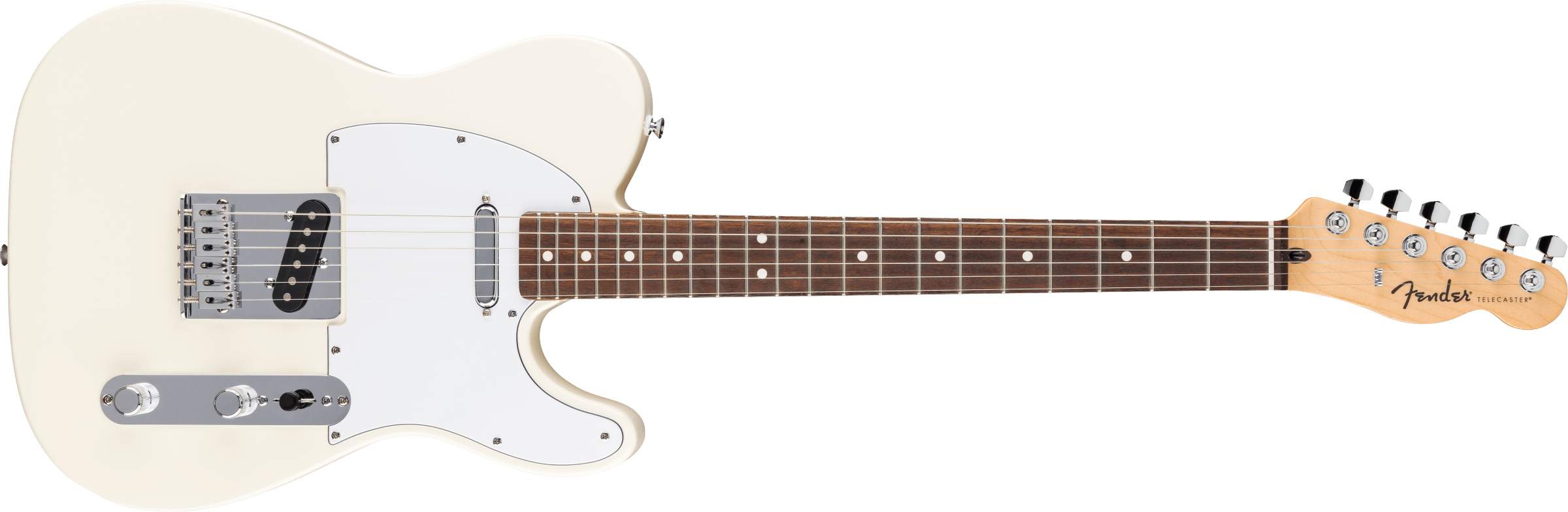 Fender Standard Telecaster®, Laurel Fingerboard, White Pickguard, Olympic White