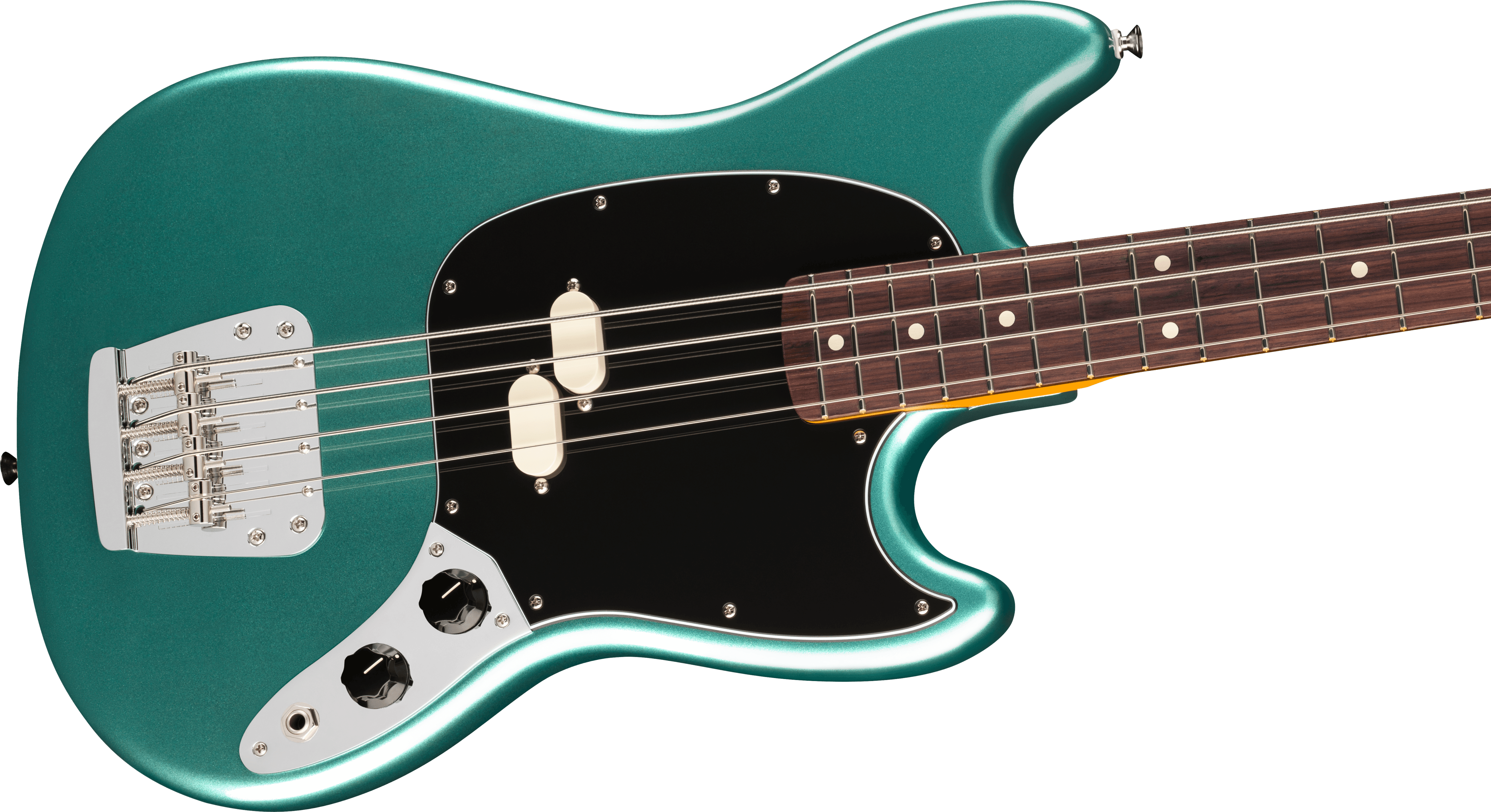 Fender American Professional Classic Mustang Bass®, Rosewood Fingerboard, Faded Sherwood Green Metallic