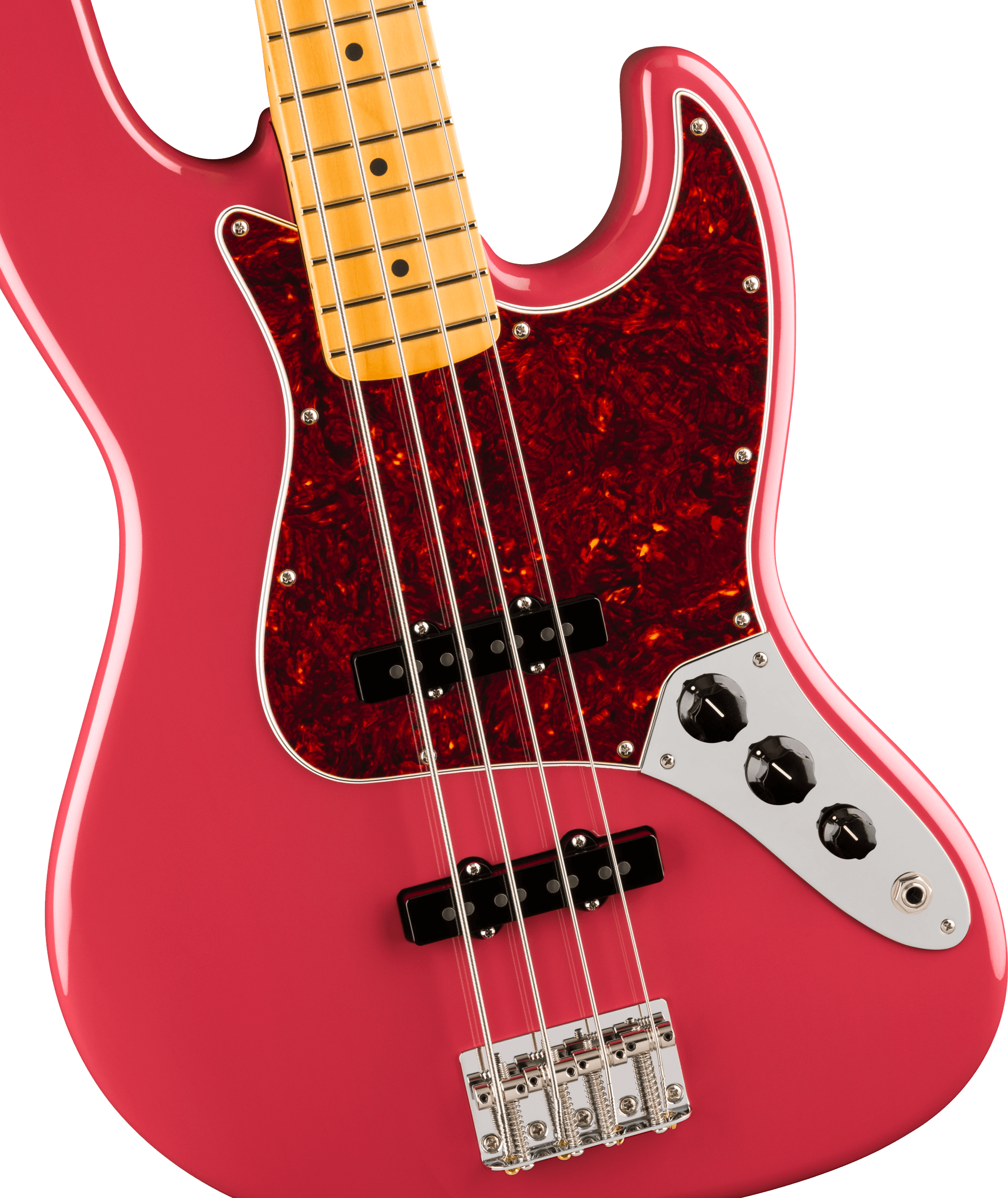 Fender American Professional Classic Jazz Bass®, Maple Fingerboard, Faded Dakota Red